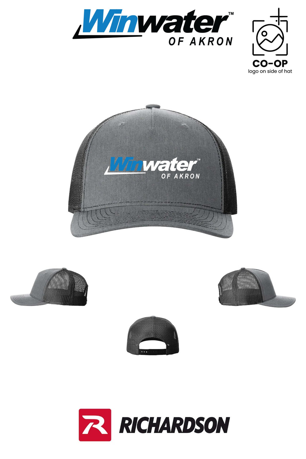 Richardson 112FP Five-Panel Trucker - Winwater of Akron