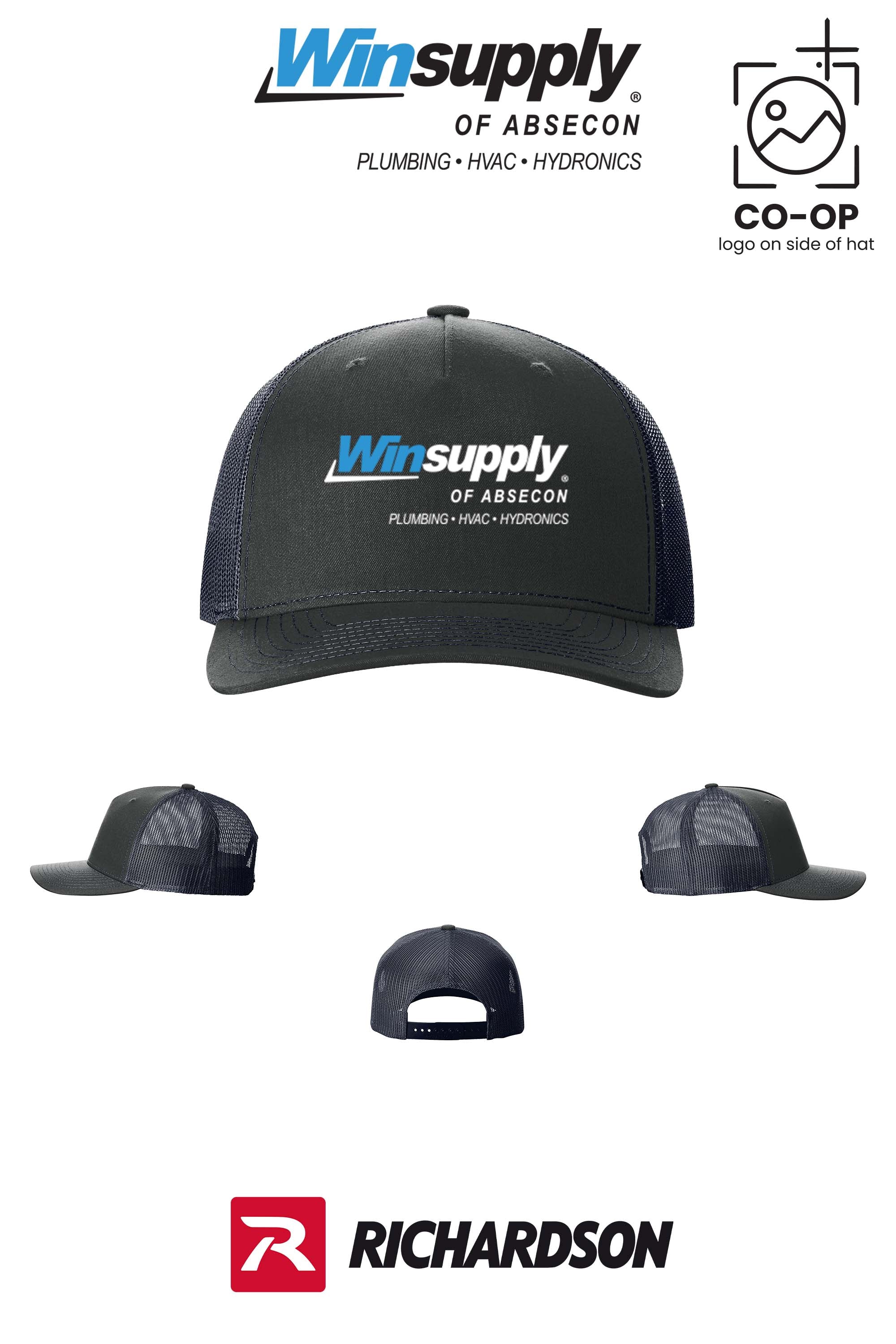 Richardson 112FP Five-Panel Trucker - Winsupply of Absecon