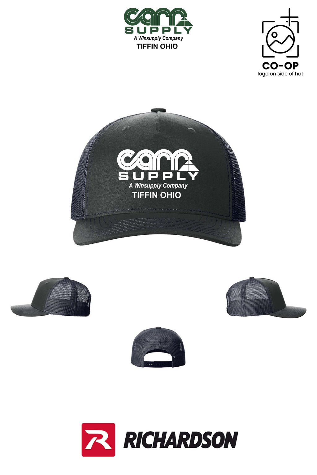 Richardson 112FP Five-Panel Trucker - Carr Supply - Tiffin