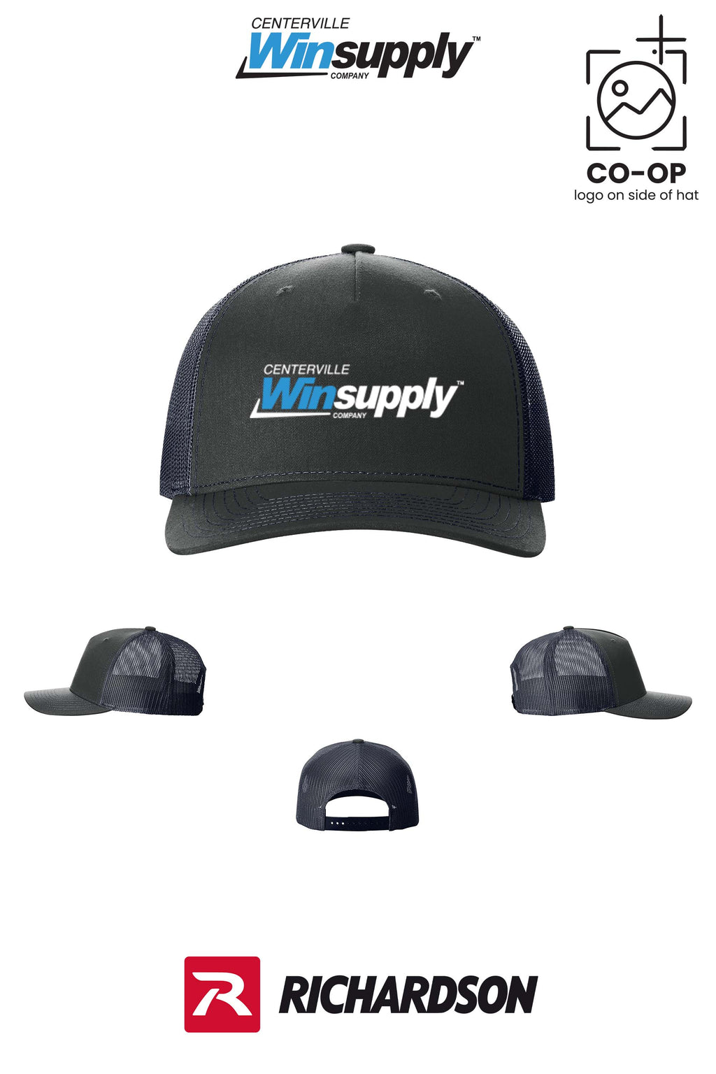 Richardson 112FP Five-Panel Trucker - Winsupply Centerville OH