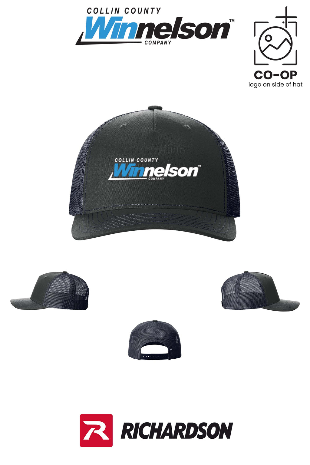 Richardson 112FP Five-Panel Trucker - Collin County Winnelson