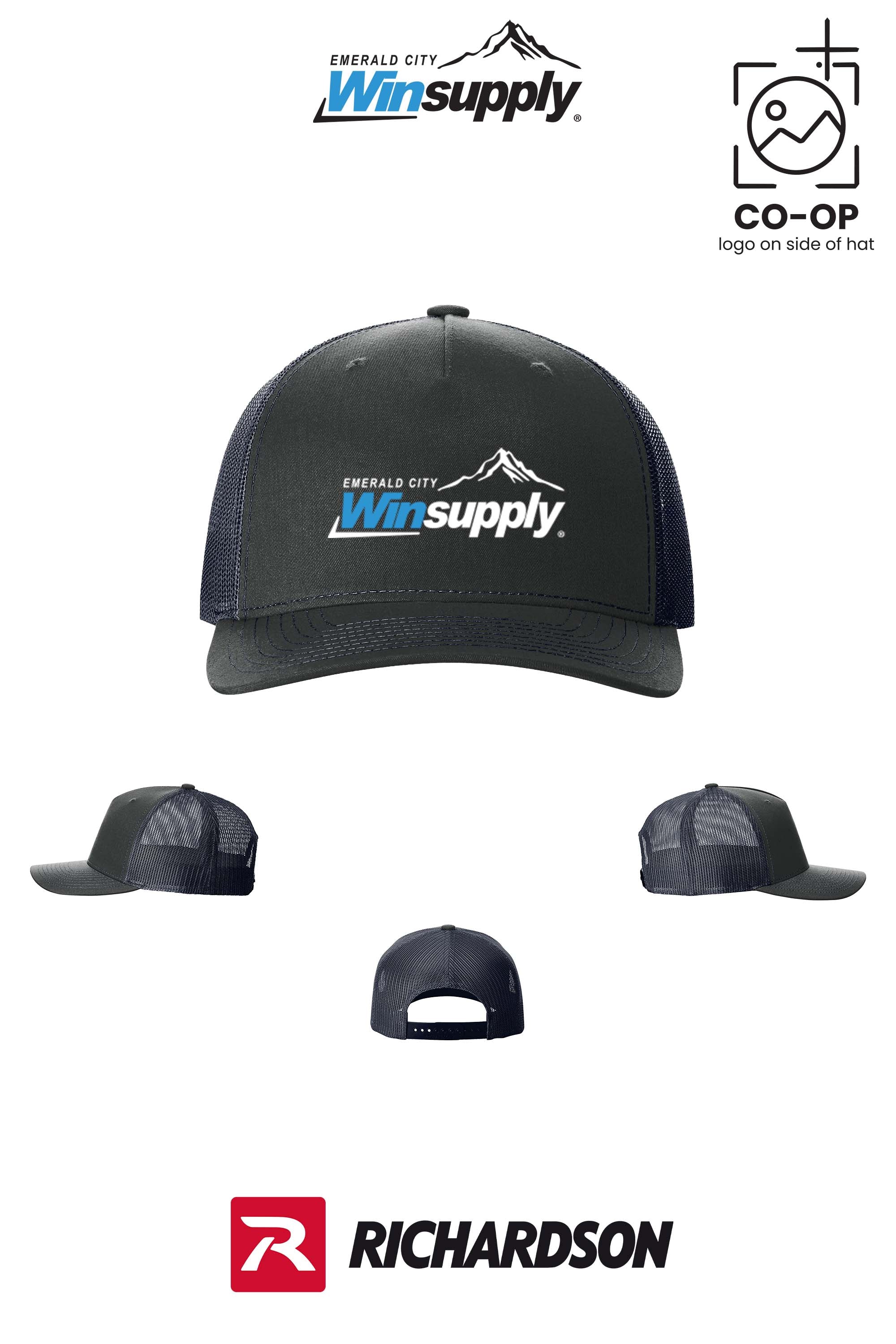 Richardson 112FP Five-Panel Trucker - Winsupply Emerald City