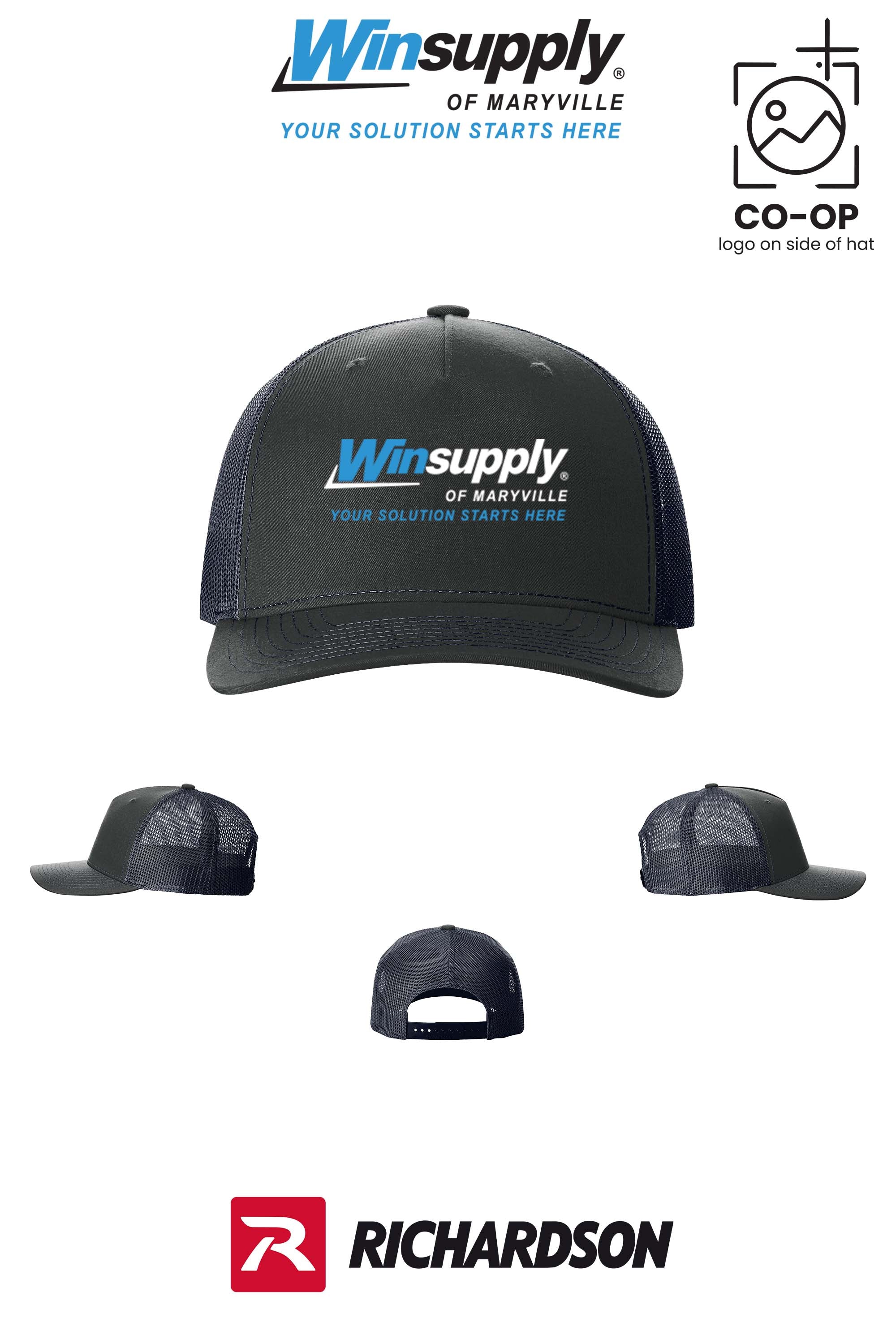 Richardson 112FP Five-Panel Trucker - Winsupply of Maryville