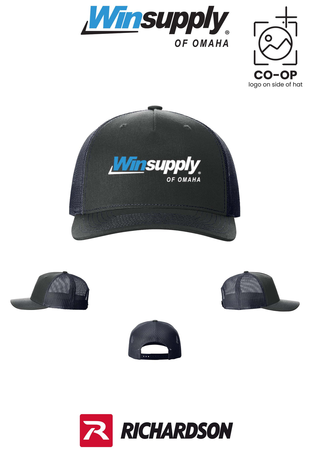 Richardson 112FP Five-Panel Trucker - Winsupply of Omaha