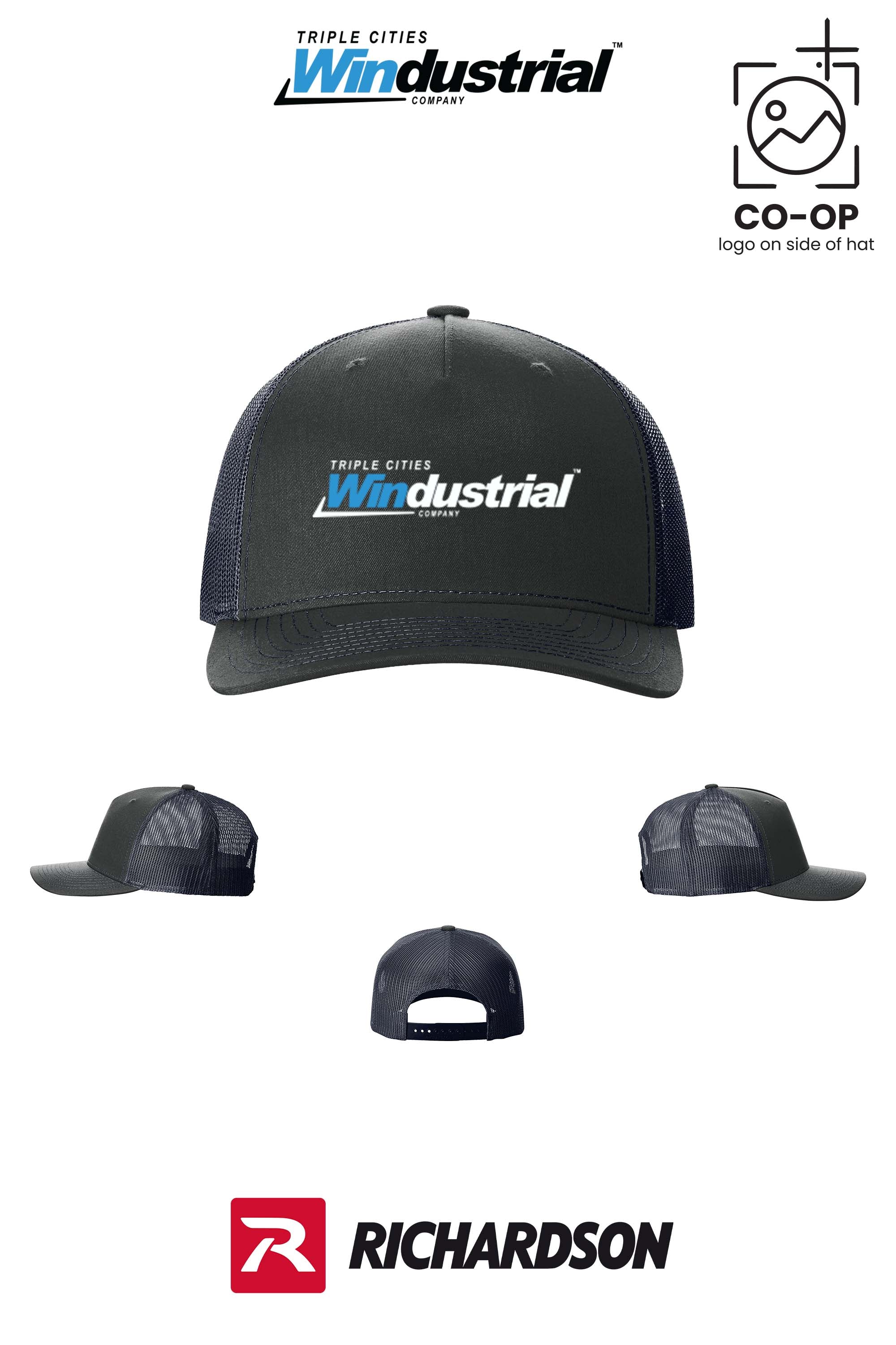 Richardson 112FP Five-Panel Trucker - Windustrial Triple Cities