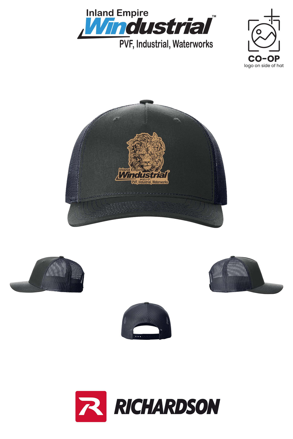 Richardson 112FP Five-Panel Trucker - Inland Empire Windustrial