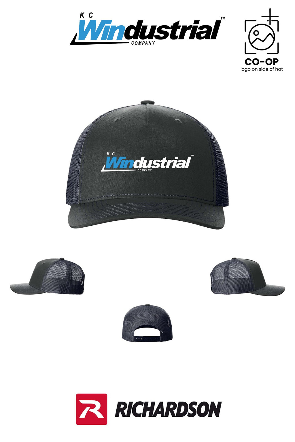 Richardson 112FP Five-Panel Trucker - KC Windustrial
