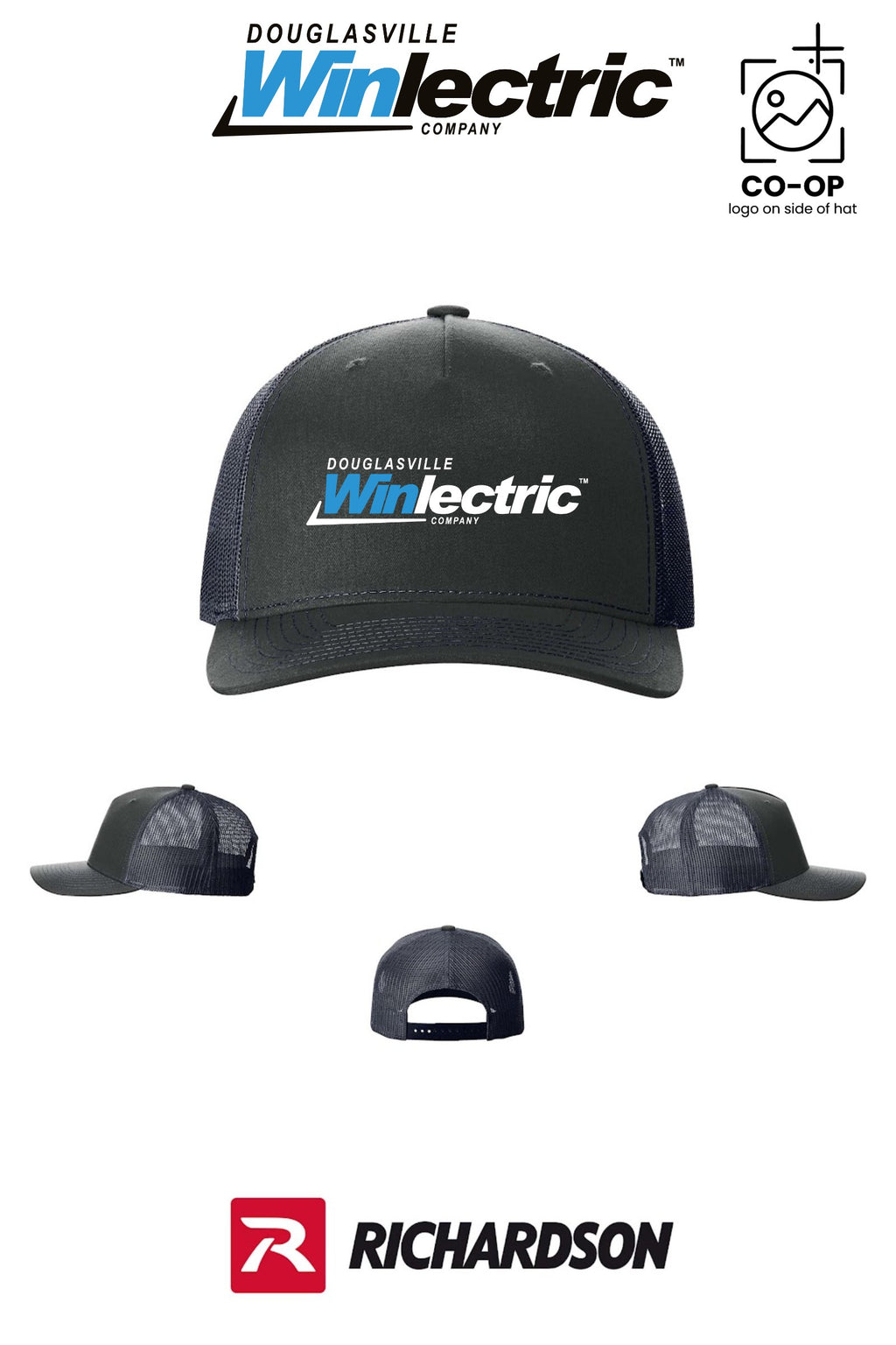 Richardson 112FP Five-Panel Trucker - Douglasville Winlectric