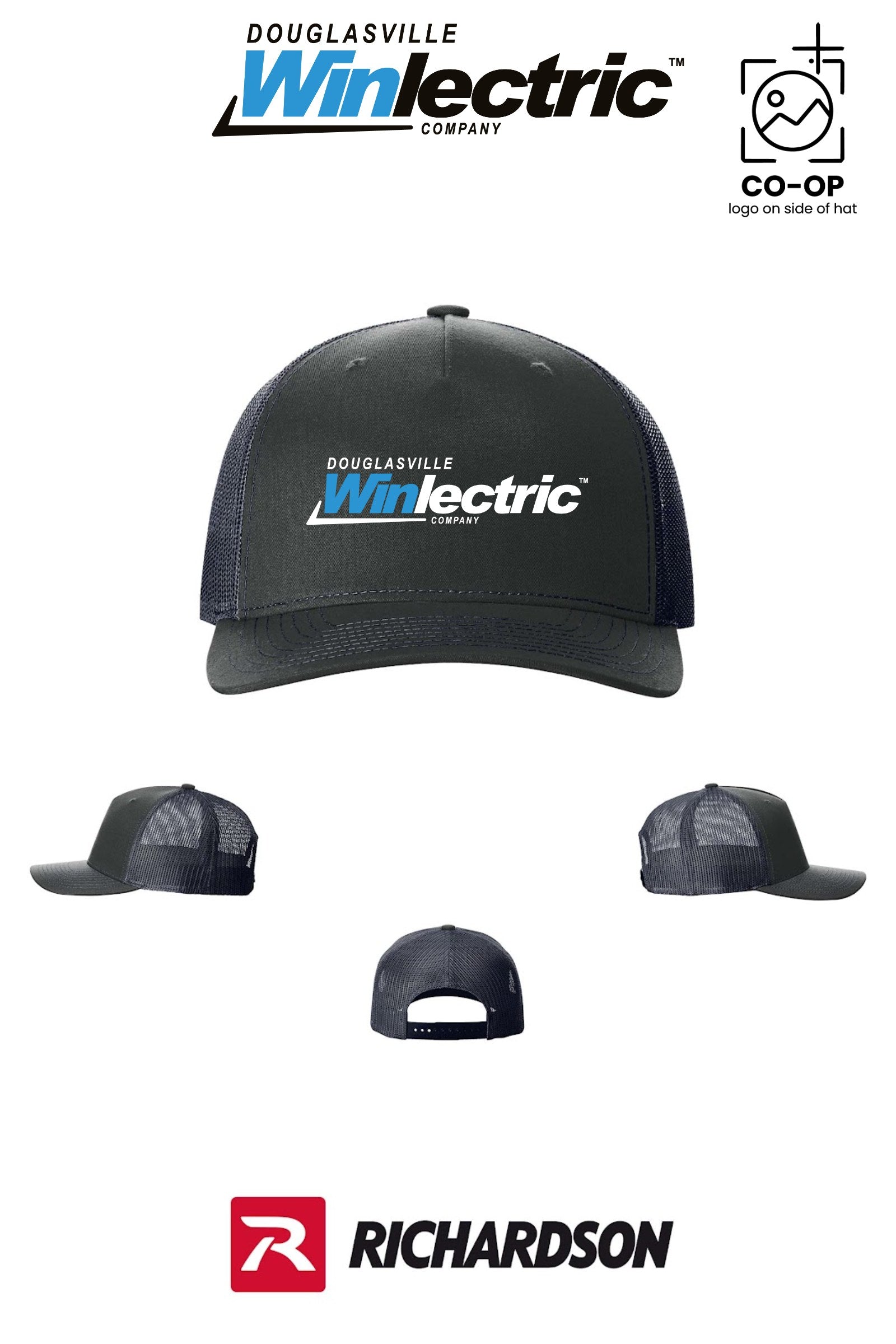 Richardson 112FP Five-Panel Trucker - Douglasville Winlectric