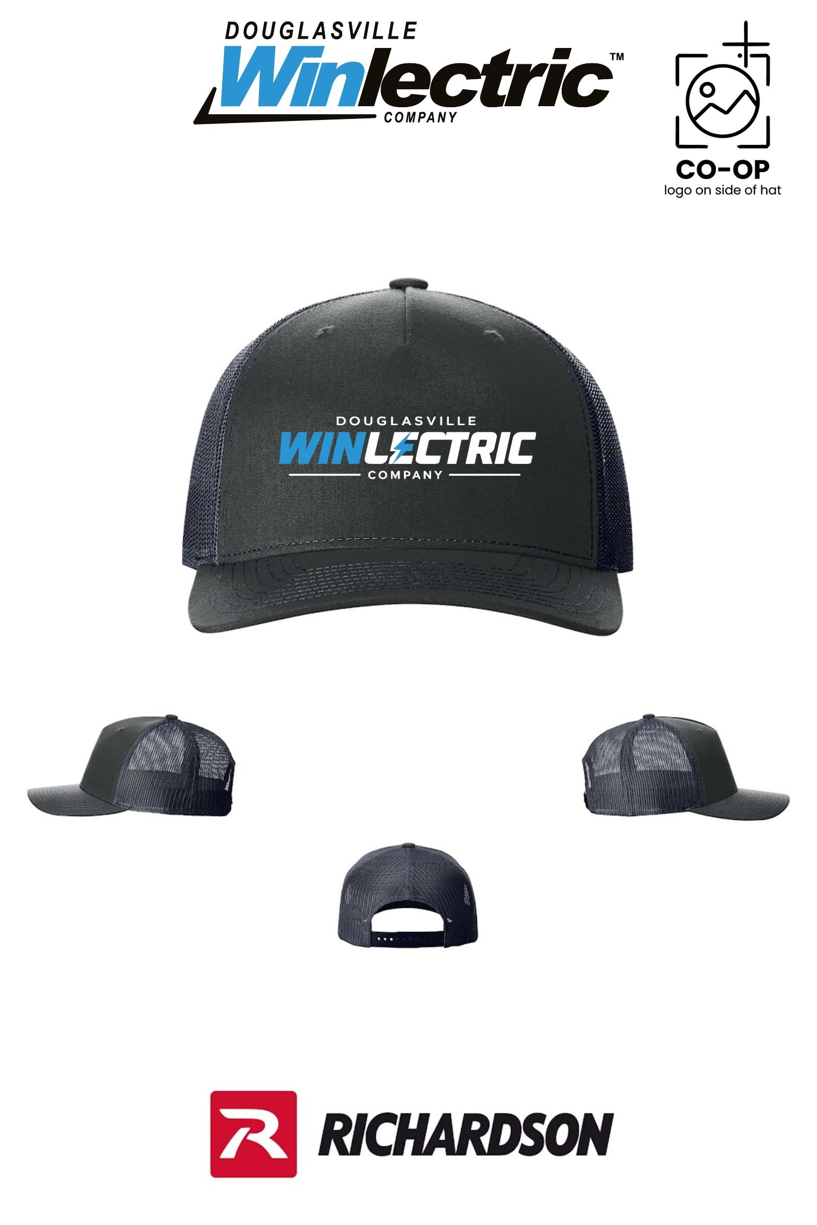 Richardson 112FP Five-Panel Trucker - Douglasville Winlectric
