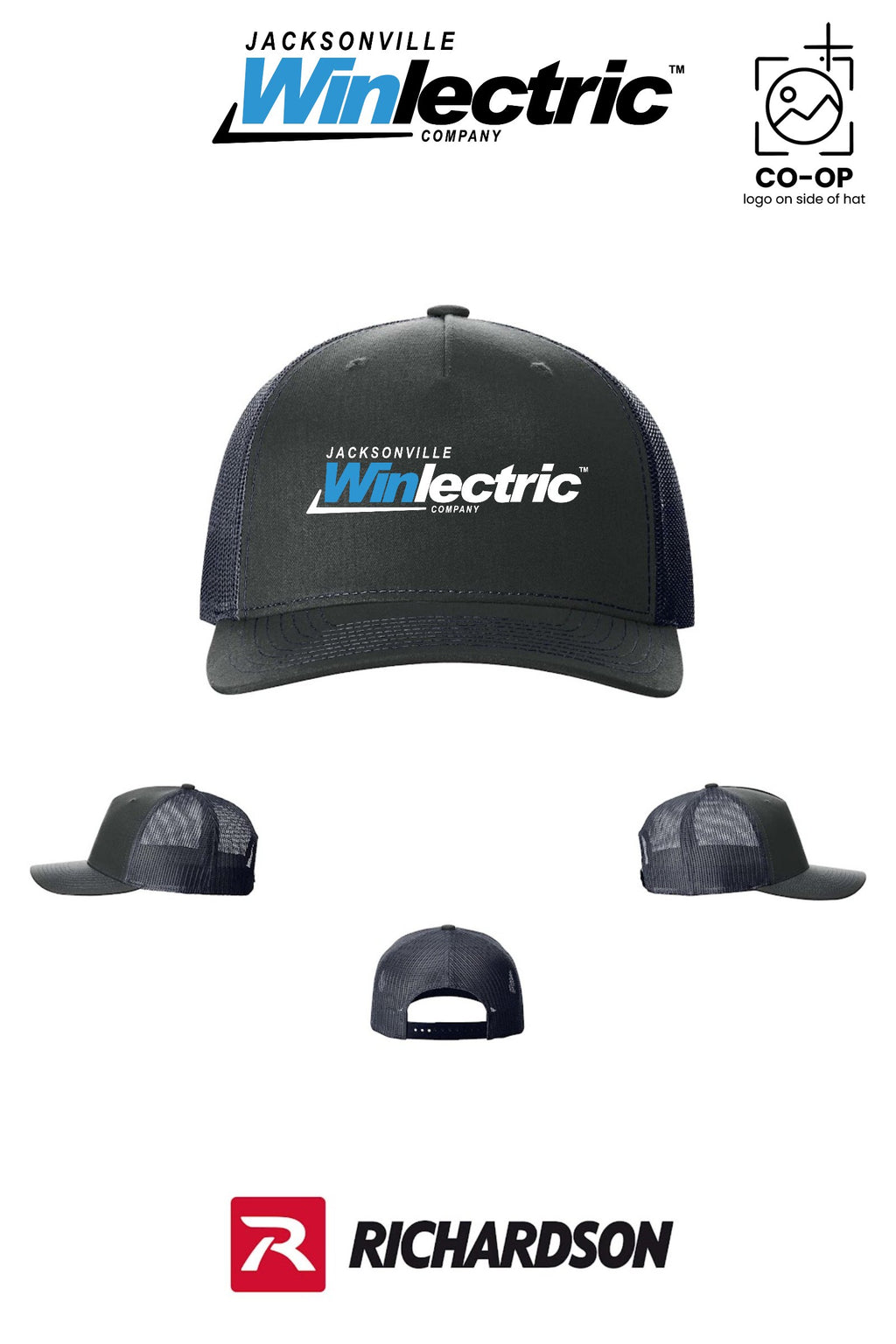 Richardson 112FP Five-Panel Trucker - Jacksonville Winlectric