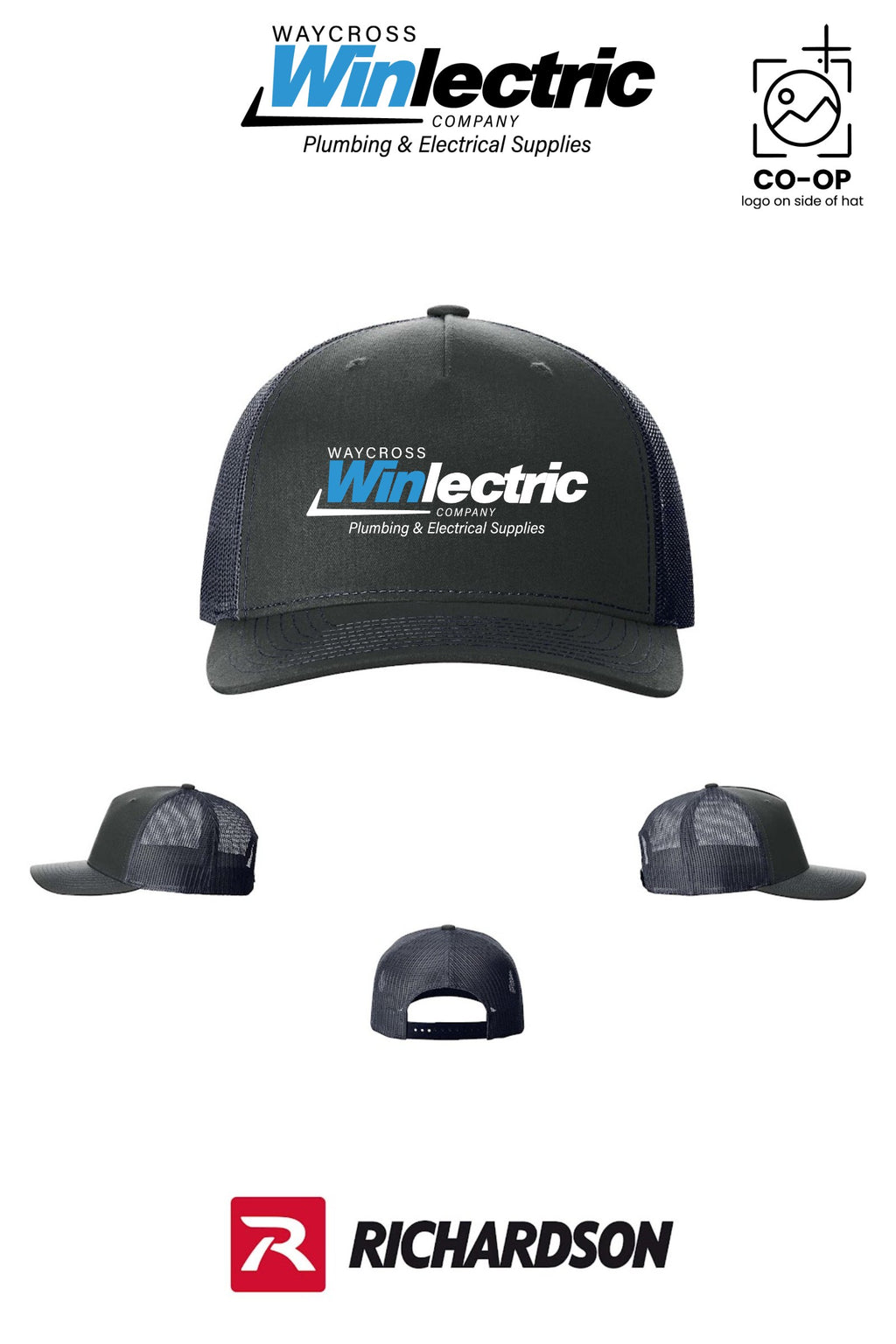 Richardson 112FP Five-Panel Trucker - Waycross Winlectric