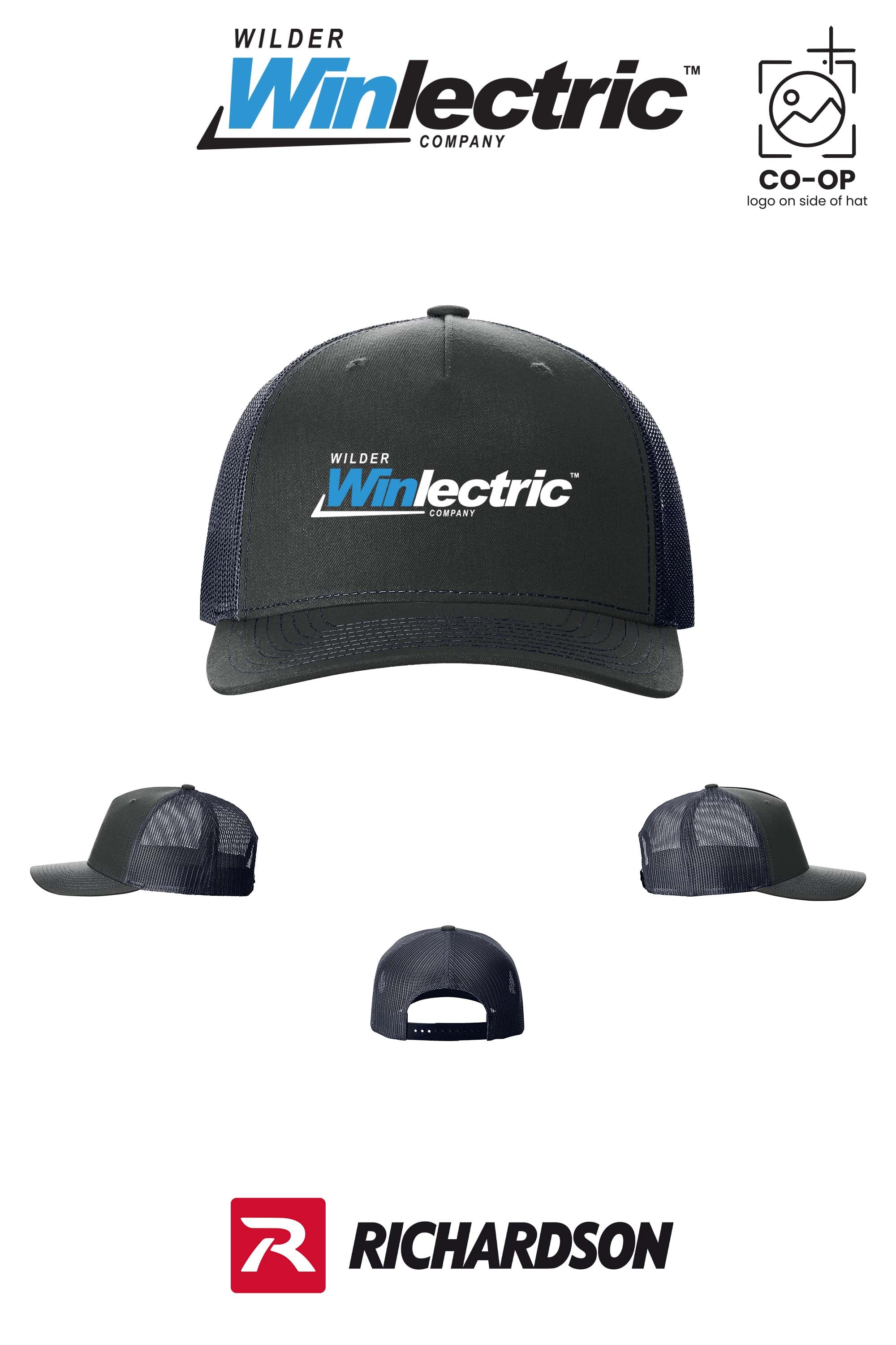Richardson 112FP Five-Panel Trucker - Wilder Winlectric