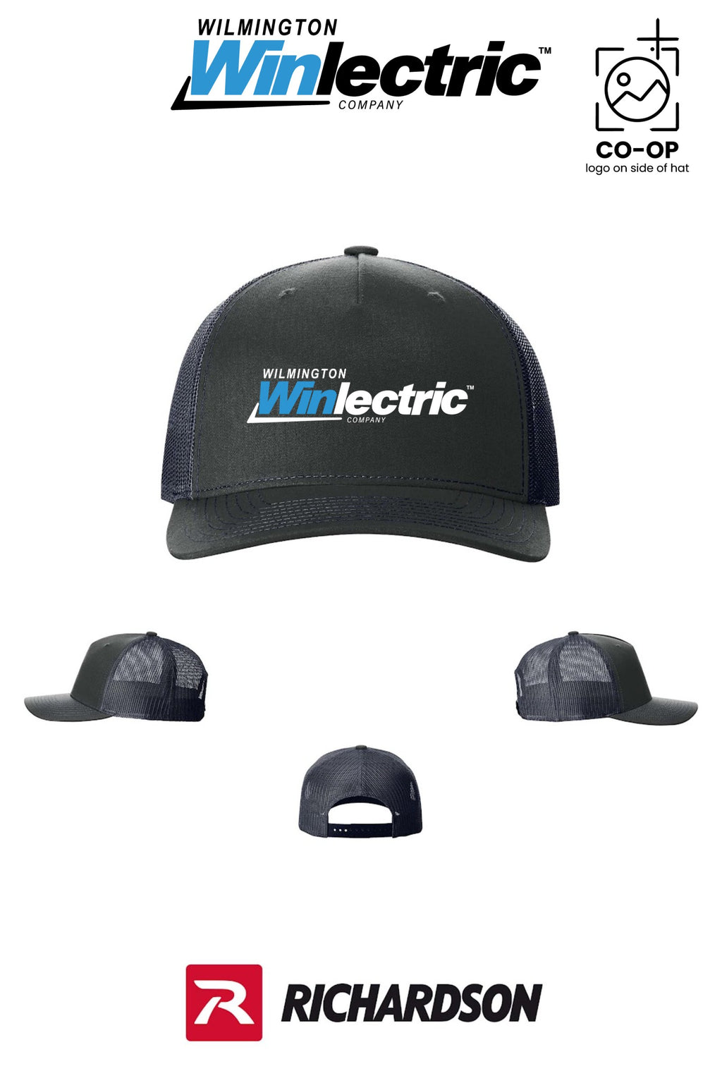 Richardson 112FP Five-Panel Trucker - Wilmington Winlectric