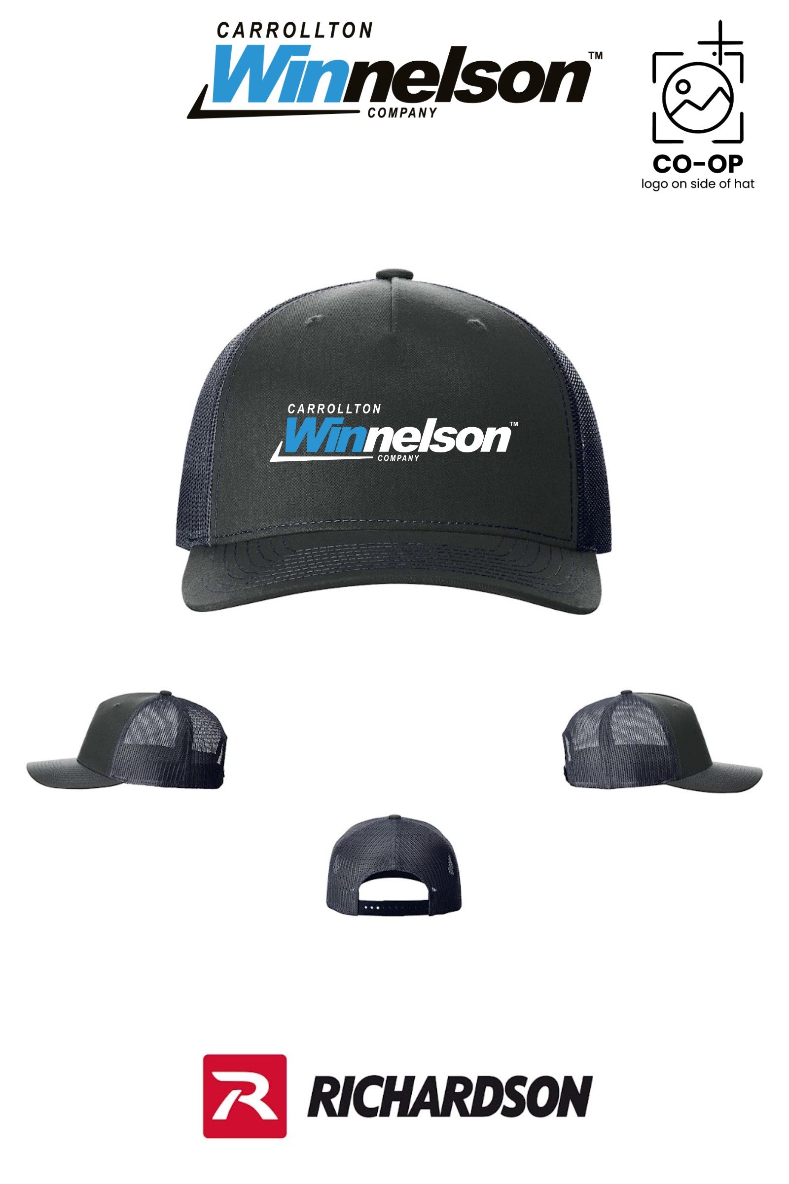 Richardson 112FP Five-Panel Trucker - Carrollton Winnelson