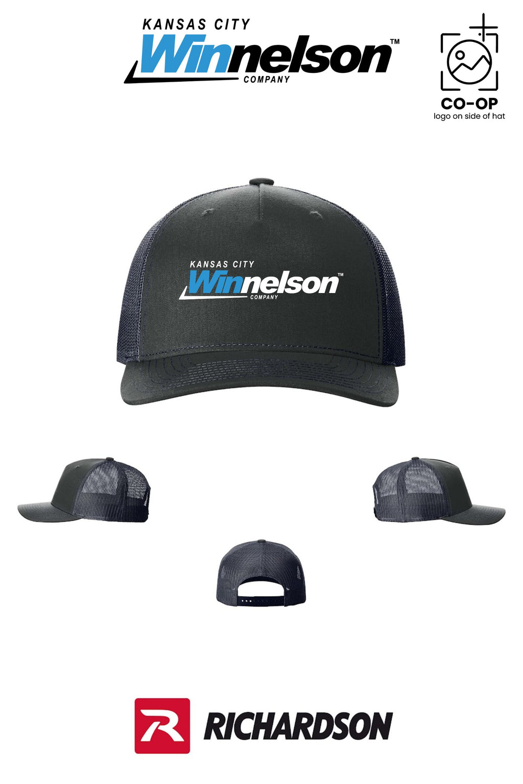 Richardson 112FP Five-Panel Trucker - Kansas City Winnelson