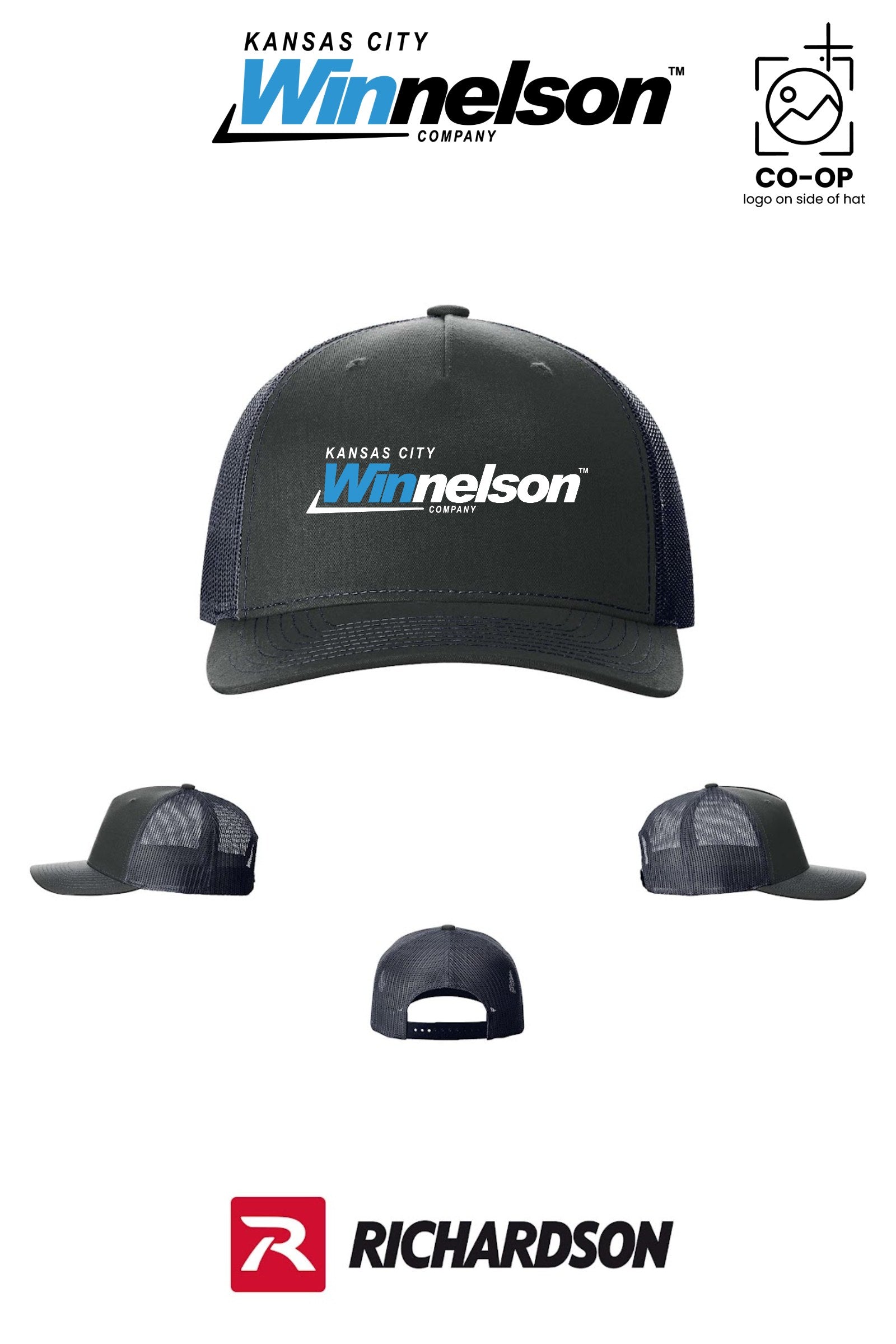 Richardson 112FP Five-Panel Trucker - Kansas City Winnelson