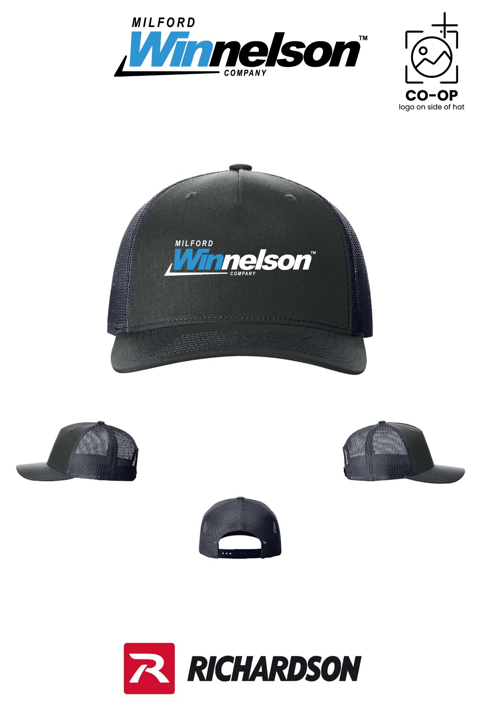 Richardson 112FP Five-Panel Trucker - Milford Winnelson