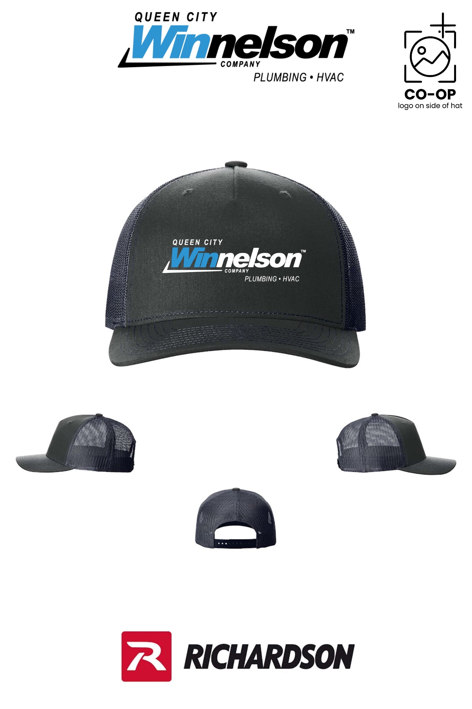 Richardson 112FP Five-Panel Trucker - Queen City Winnelson