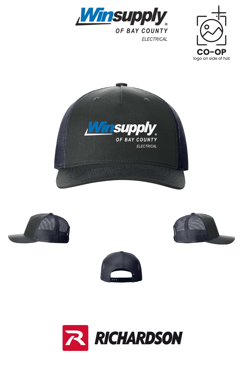 Richardson 112FP Five-Panel Trucker - Winsupply Bay County FL