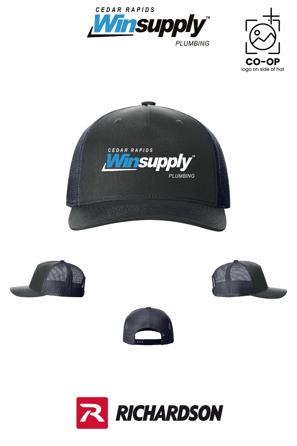 Richardson 112FP Five-Panel Trucker - Cedar Rapids Winsupply