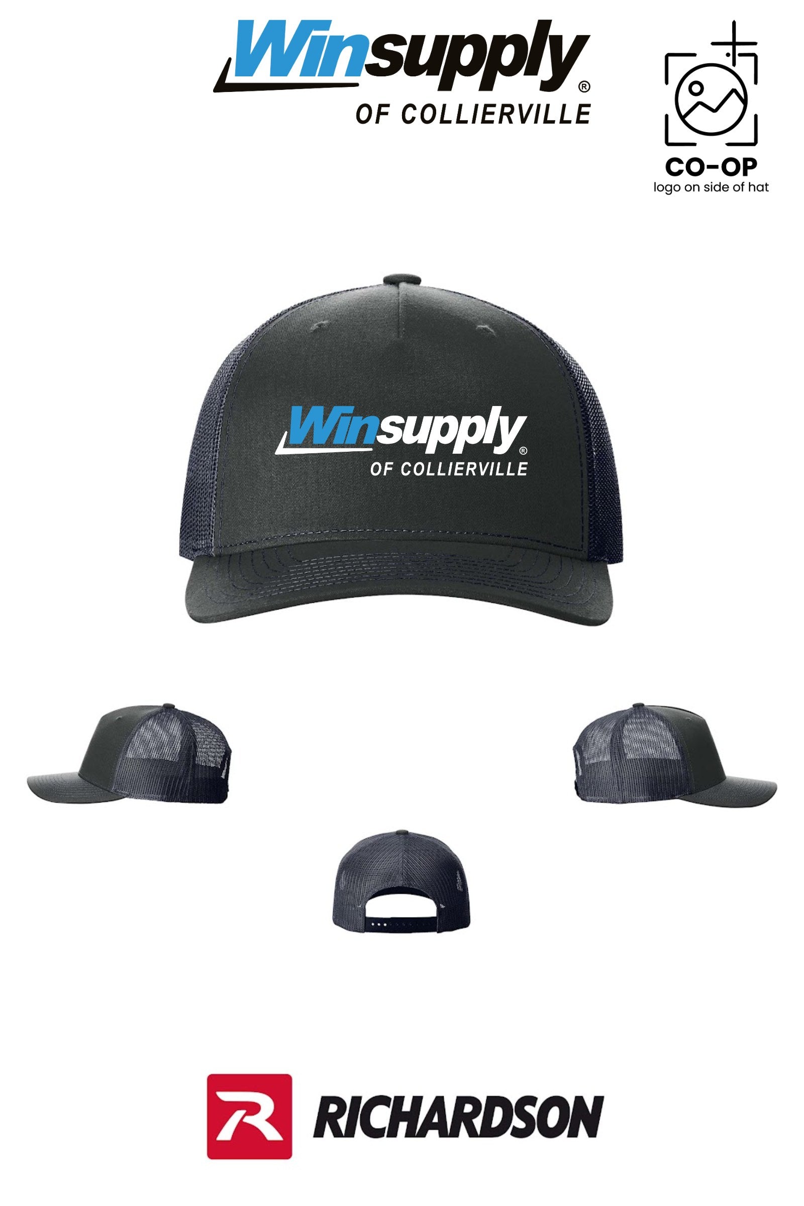 Richardson 112FP Five-Panel Trucker - Winston Salem Noland