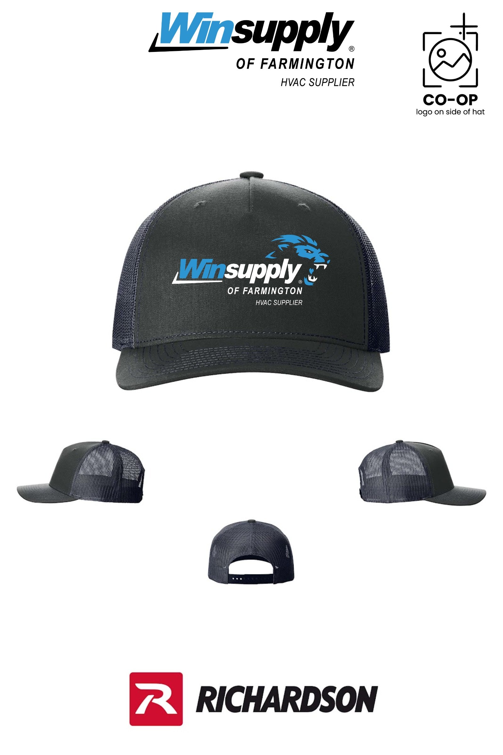 Richardson 112FP Five-Panel Trucker - Winsupply of Farmington