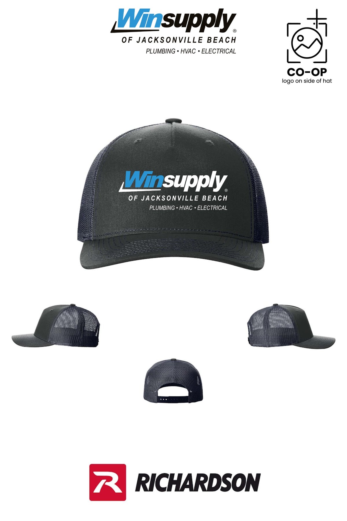 Richardson 112FP Five-Panel Trucker - Winsupply Jacksonville Beach