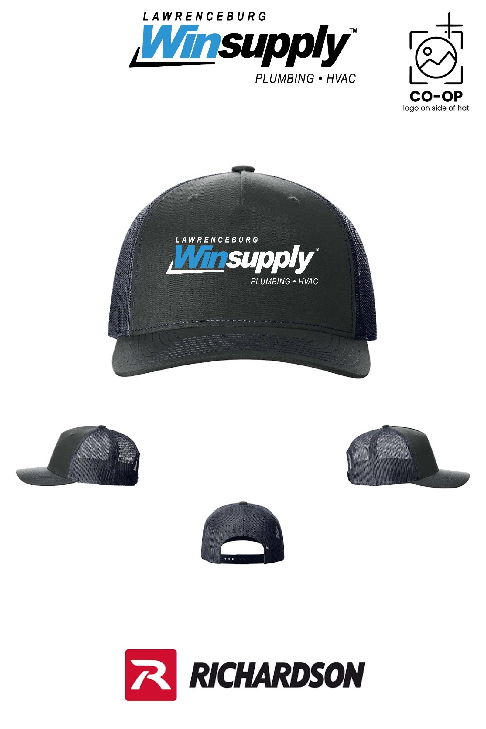 Richardson 112FP Five-Panel Trucker - Lawrenceburg Winsupply