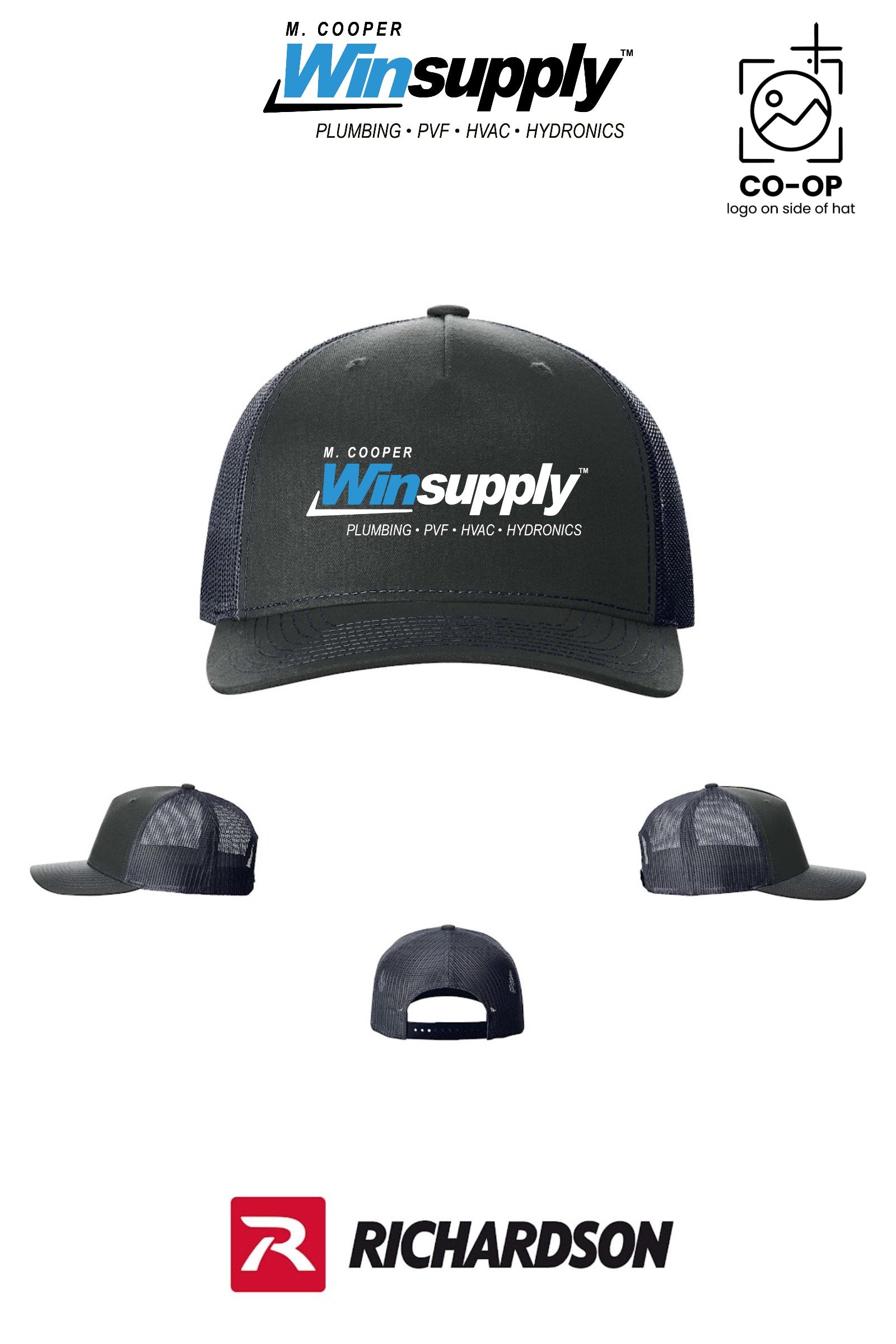 Richardson 112FP Five-Panel Trucker - M. Cooper Winsupply Co.
