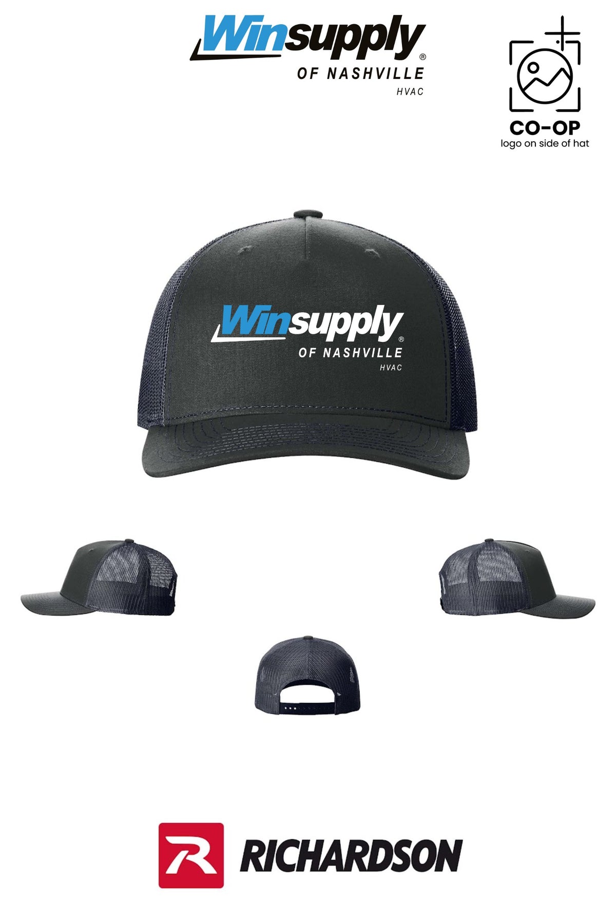 Richardson 112FP Five-Panel Trucker - Winsupply of Nashville HVAC