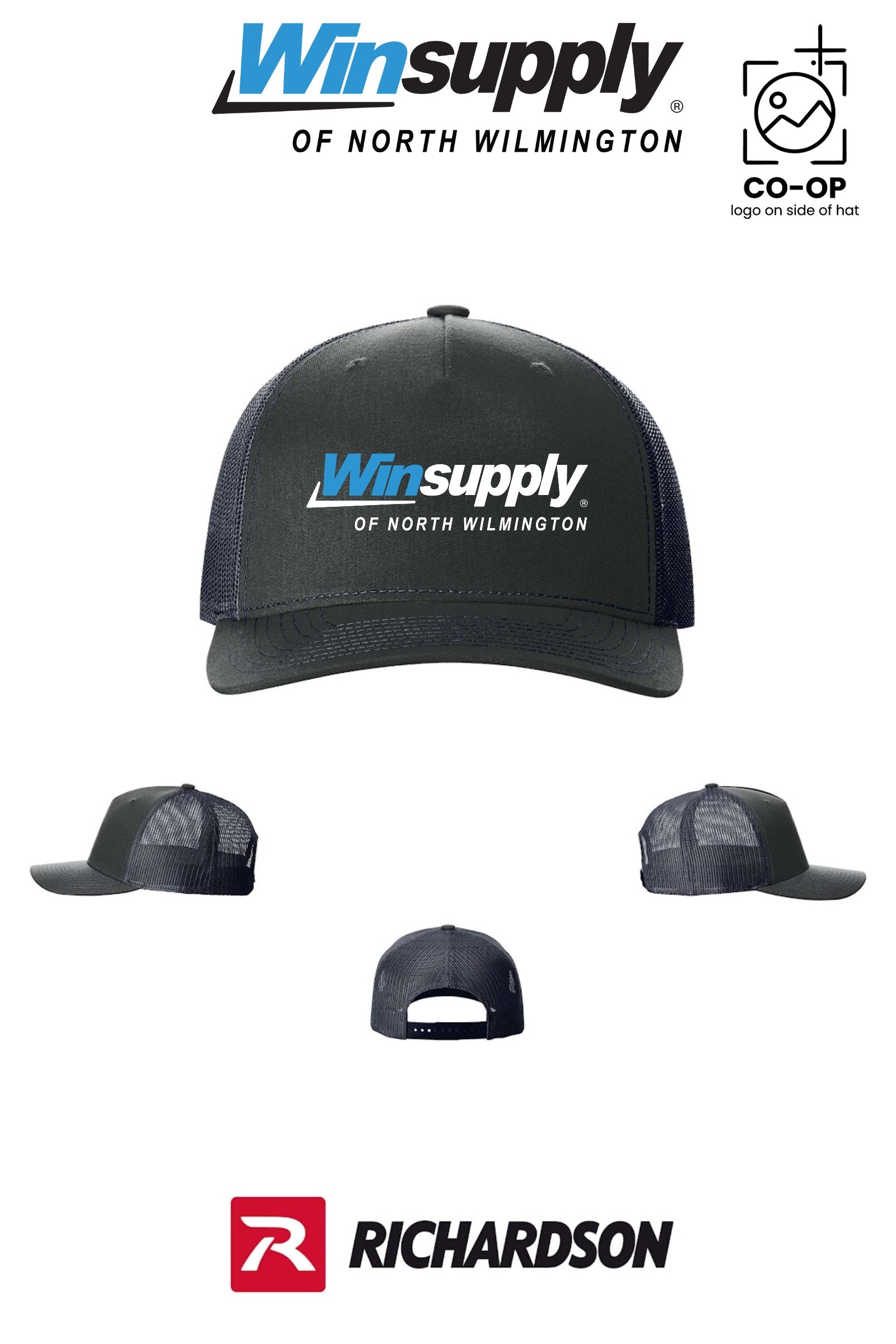 Richardson 112FP Five-Panel Trucker - Winsupply N Wilmington NC