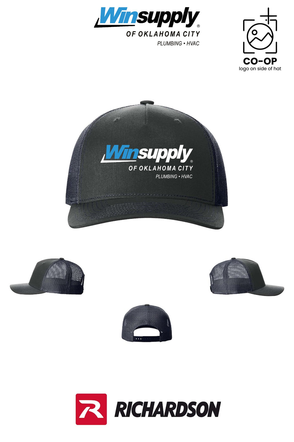 Richardson 112FP Five-Panel Trucker - Winsupply of Oklahoma City