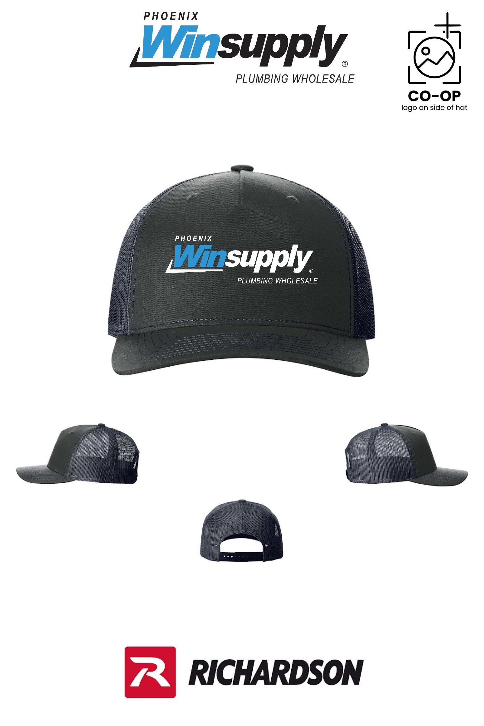 Richardson 112FP Five-Panel Trucker - Phoenix Winsupply