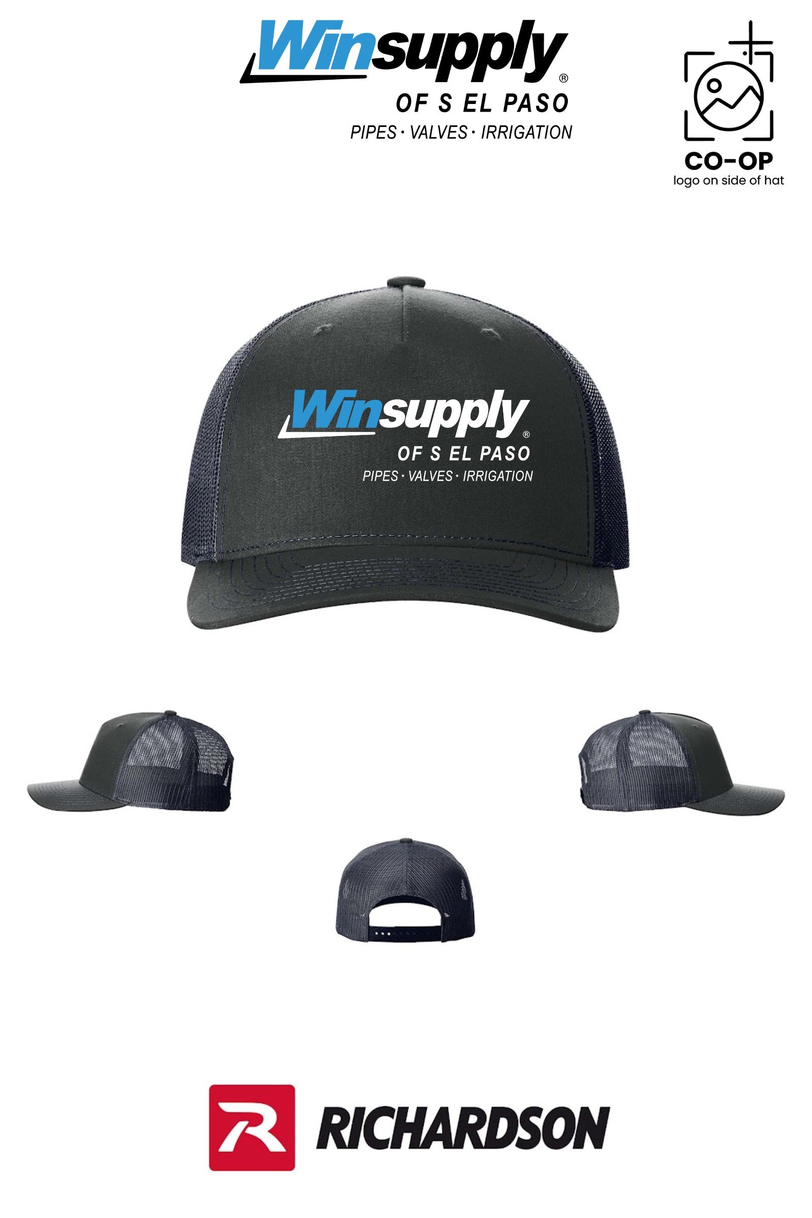 Richardson 112FP Five-Panel Trucker - Winsupply of S El Paso