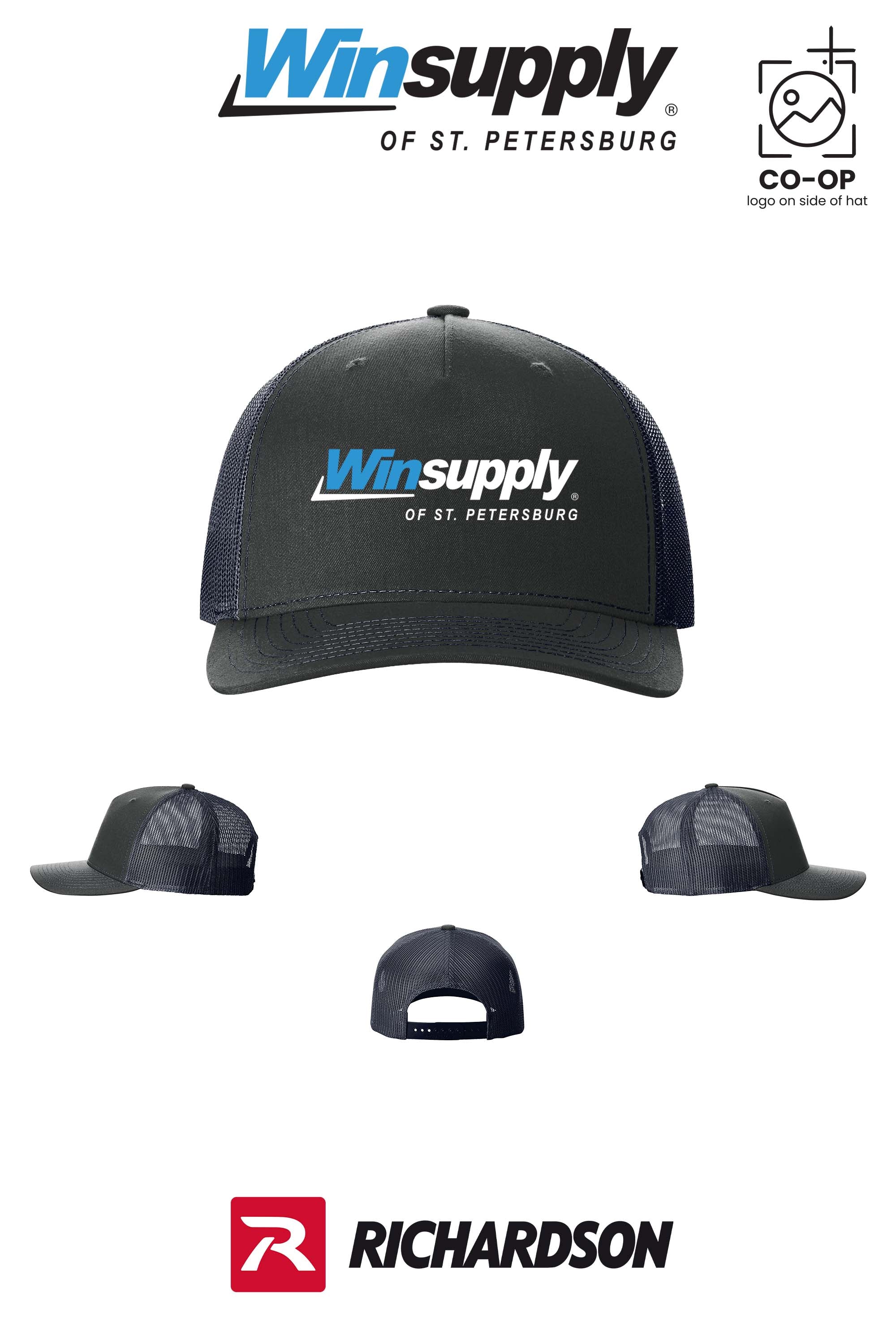 Richardson 112FP Five-Panel Trucker - Winsupply of St. Petersburg