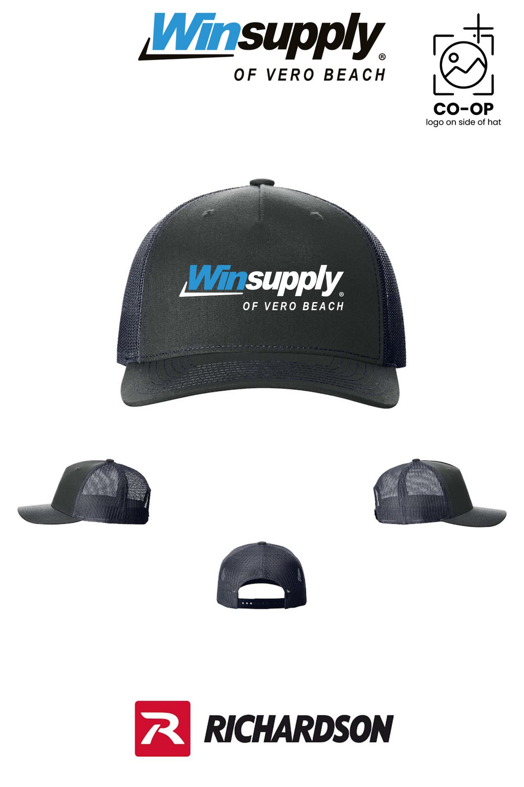 Richardson 112FP Five-Panel Trucker - Winsupply of Vero Beach