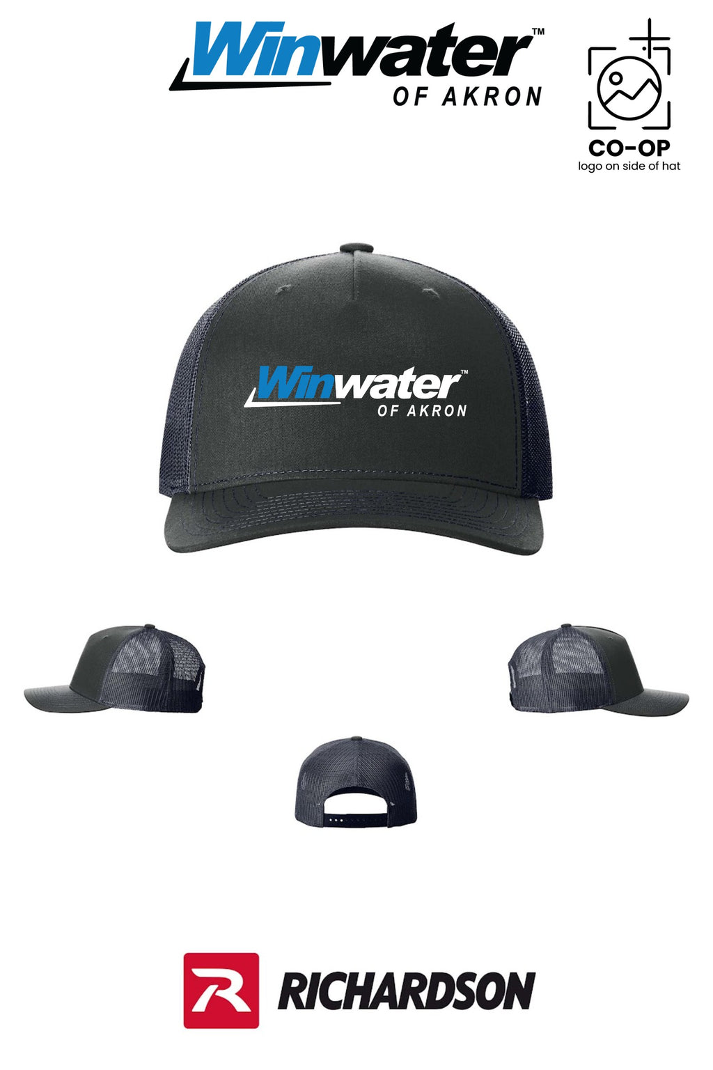 Richardson 112FP Five-Panel Trucker - Winwater of Akron