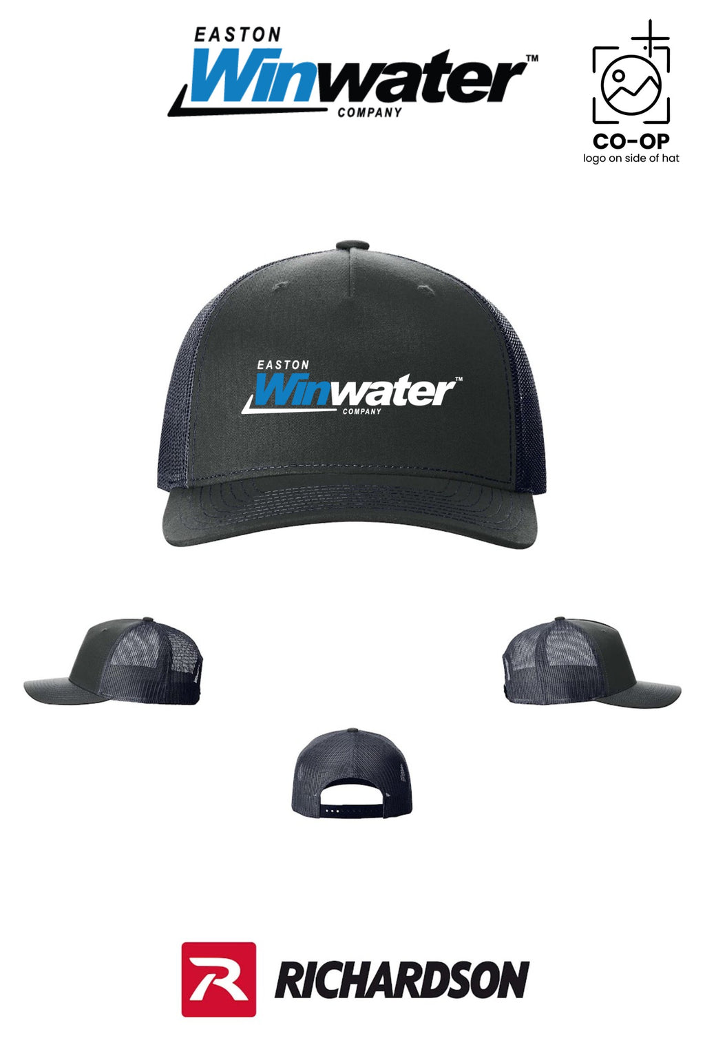 Richardson 112FP Five-Panel Trucker - Easton Winwater