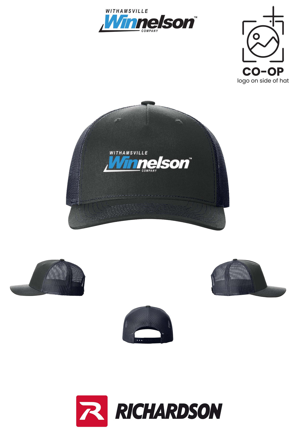 Richardson 112FP Five-Panel Trucker - Withamsville Winnelson