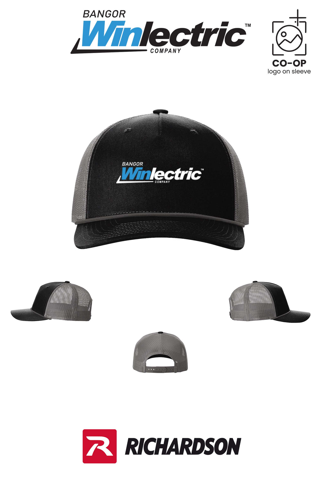 Richardson 112FPR Five-Panel with Rope - Winlectric Bangor