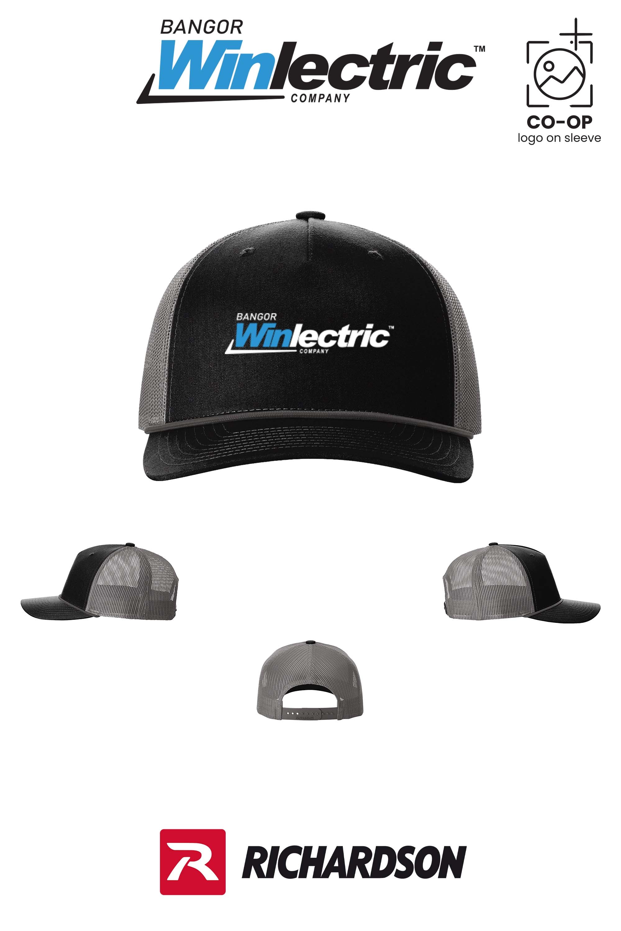 Richardson 112FPR Five-Panel with Rope - Winlectric Bangor