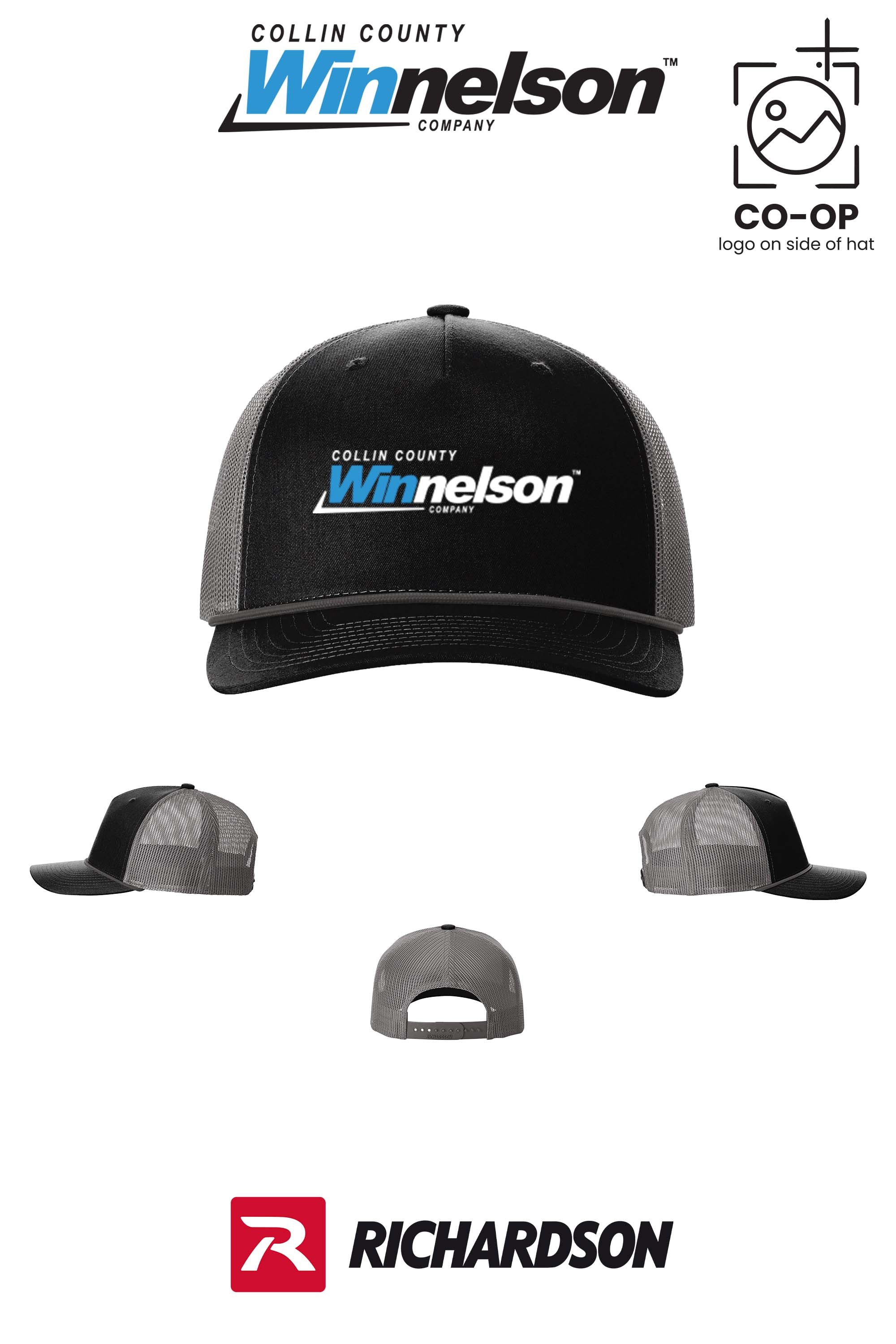 Richardson 112FPR Five-Panel with Rope - Collin County Winnelson