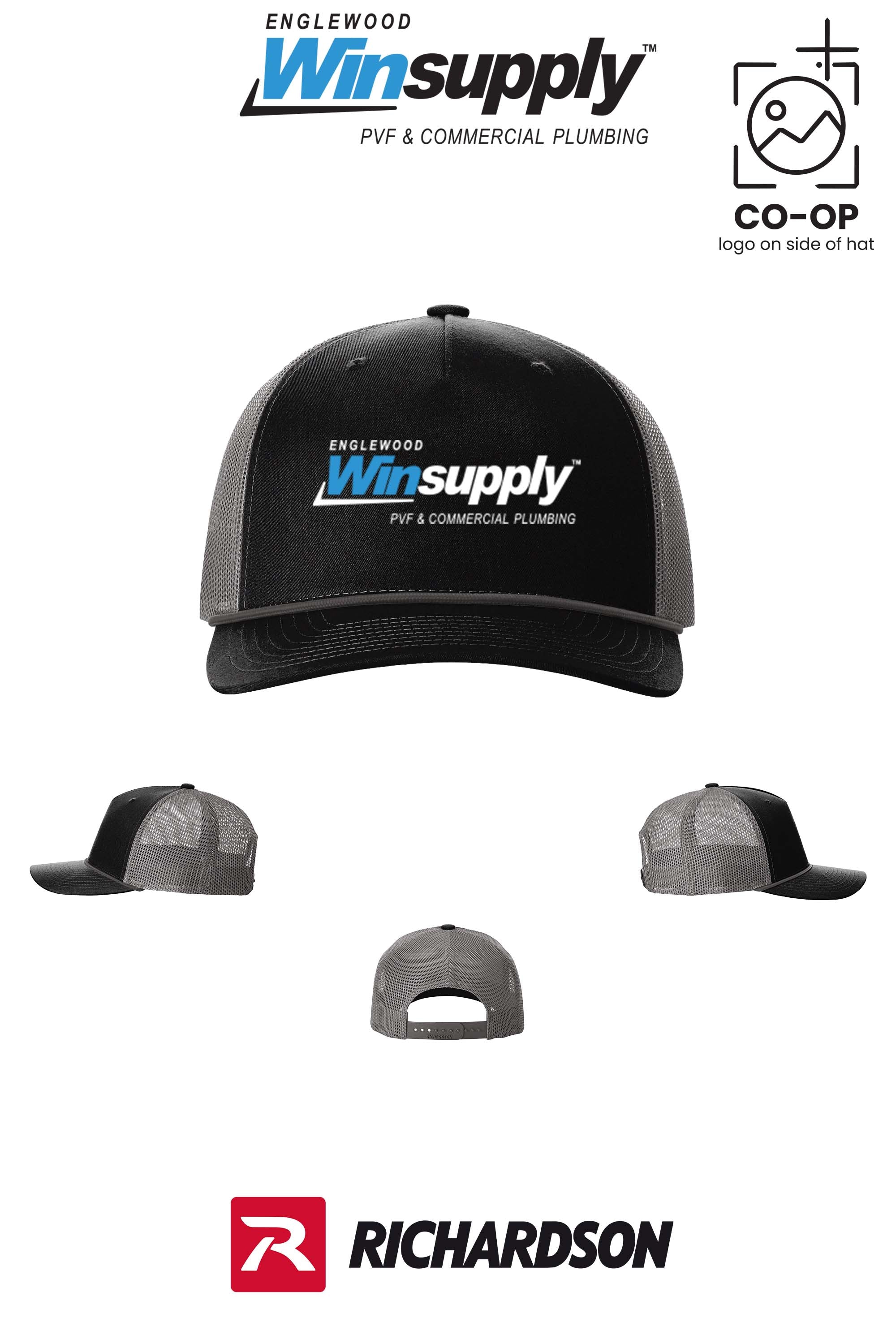 Richardson 112FPR Five-Panel with Rope - Englewood Winsupply