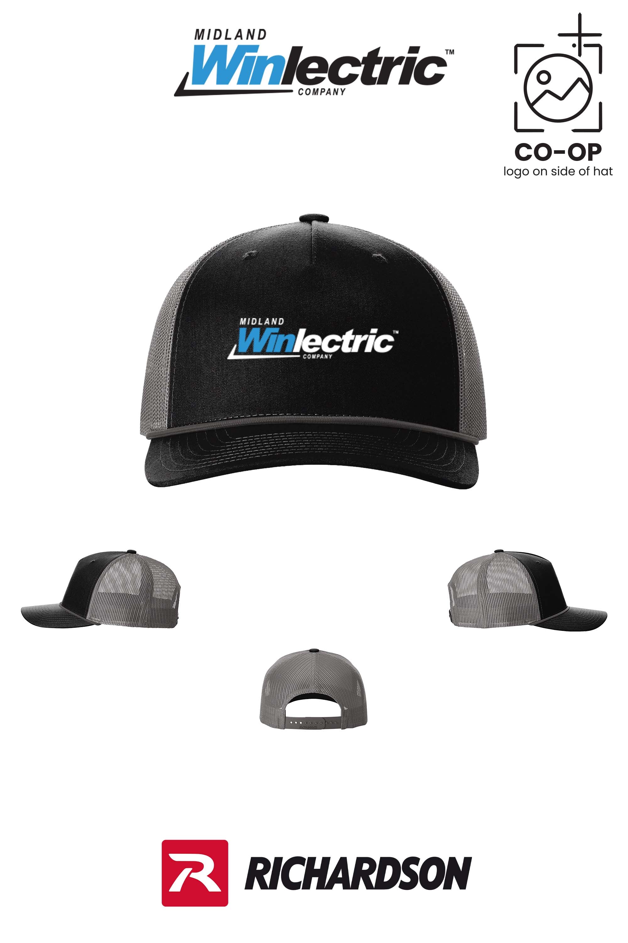 Richardson 112FPR Five-Panel with Rope - Winlectric of Midland