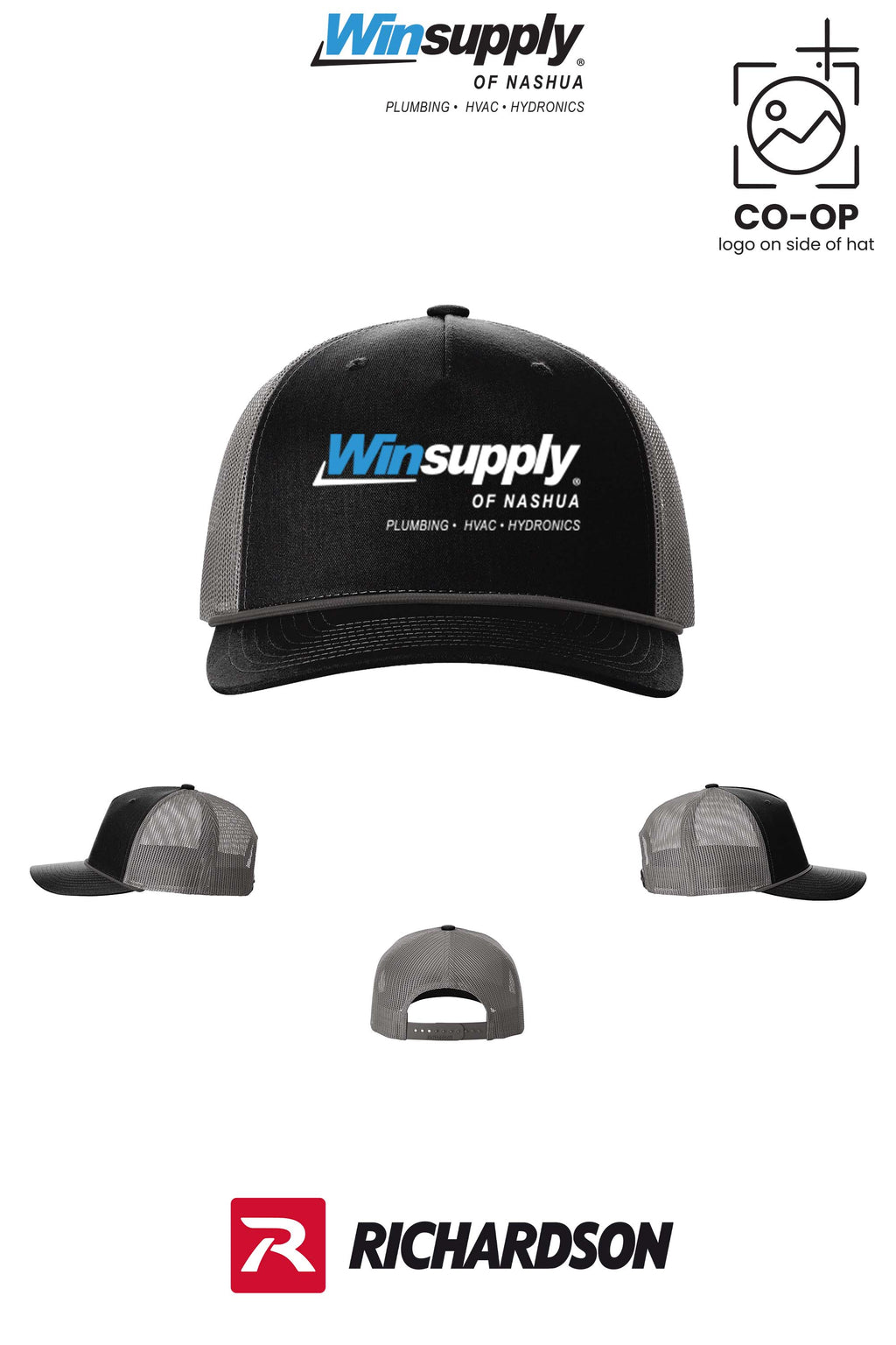 Richardson 112FPR Five-Panel with Rope - Winsupply of Nashua