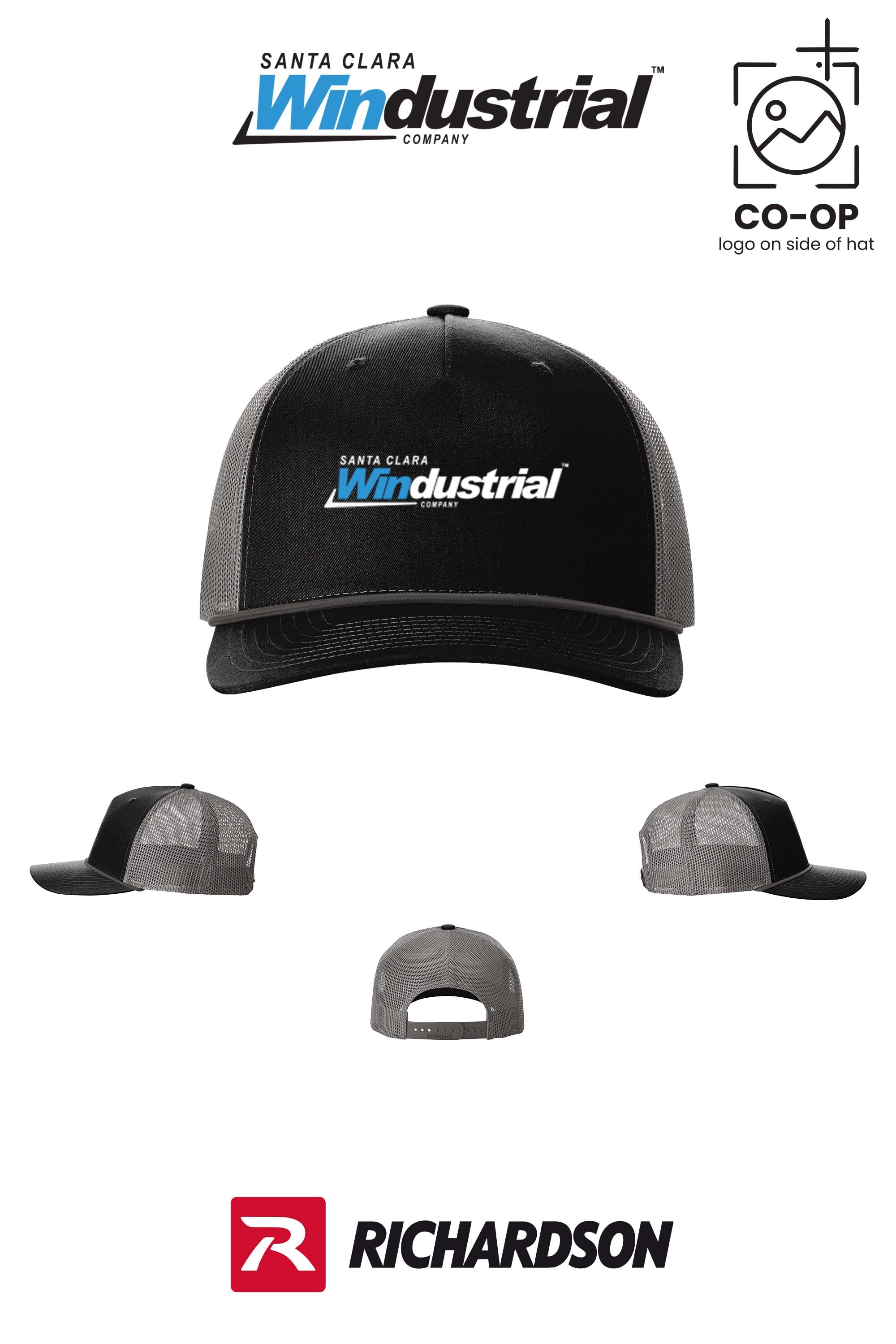 Richardson 112FPR Five-Panel with Rope - Santa Clara Windustrial
