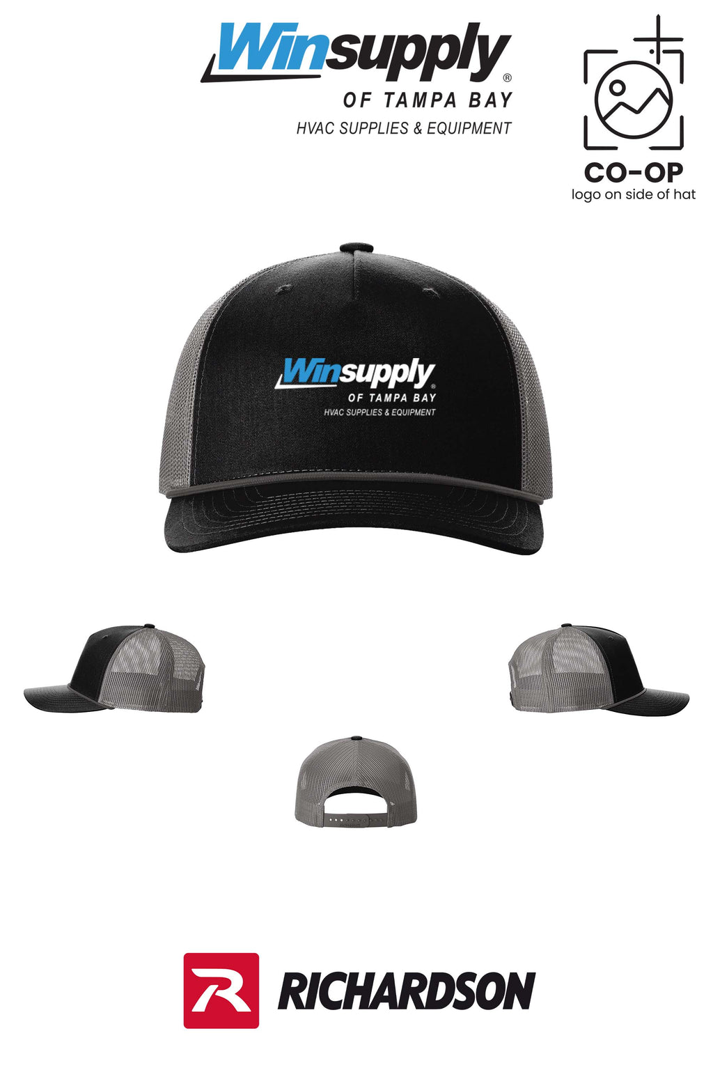 Richardson 112FPR Five-Panel with Rope - Winsupply of Tampa Bay
