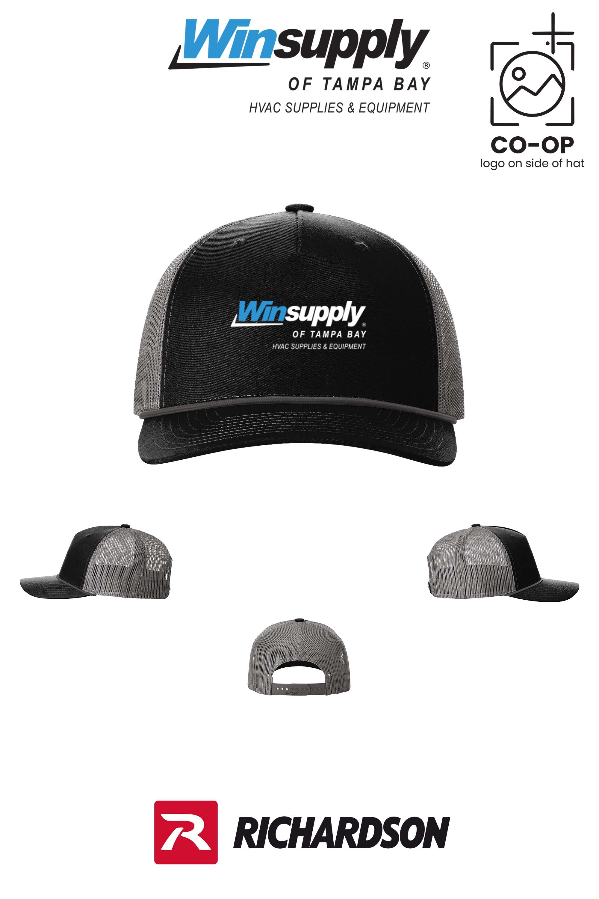 Richardson 112FPR Five-Panel with Rope - Winsupply of Tampa Bay