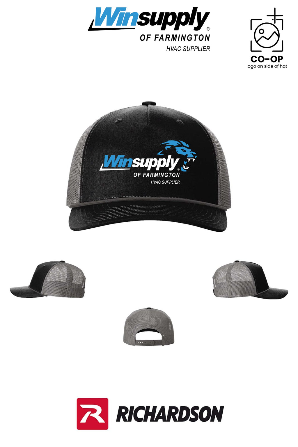 Richardson 112FPR Five-Panel with Rope - Winsupply of Farmington